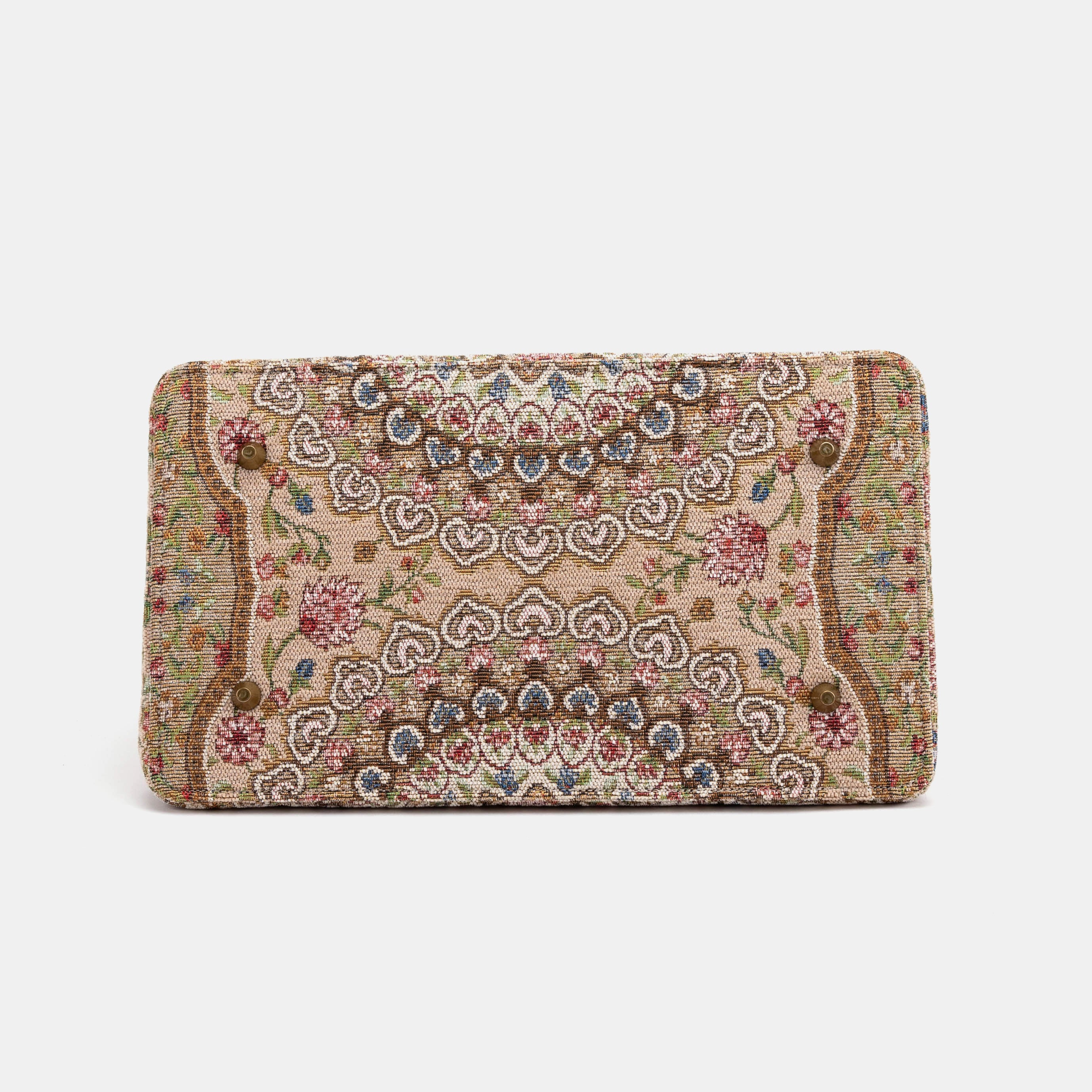 Celine Gladstone Doctor Carpet Bag Oriental Beige bottom