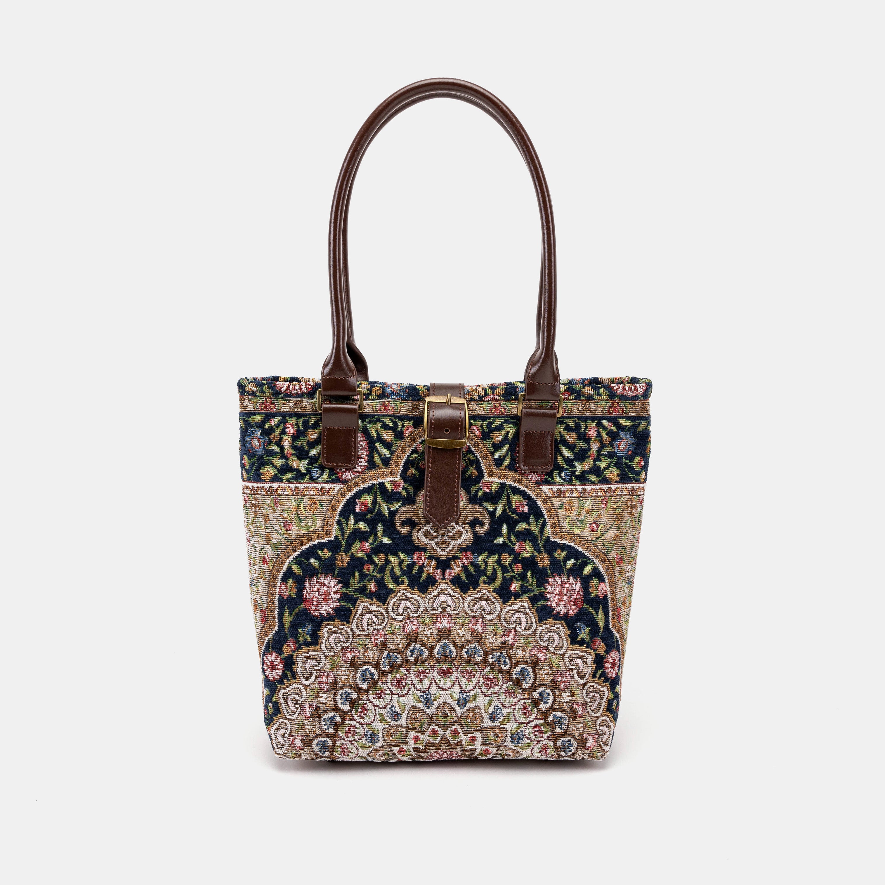 Oriental Navy Everyday Tote front