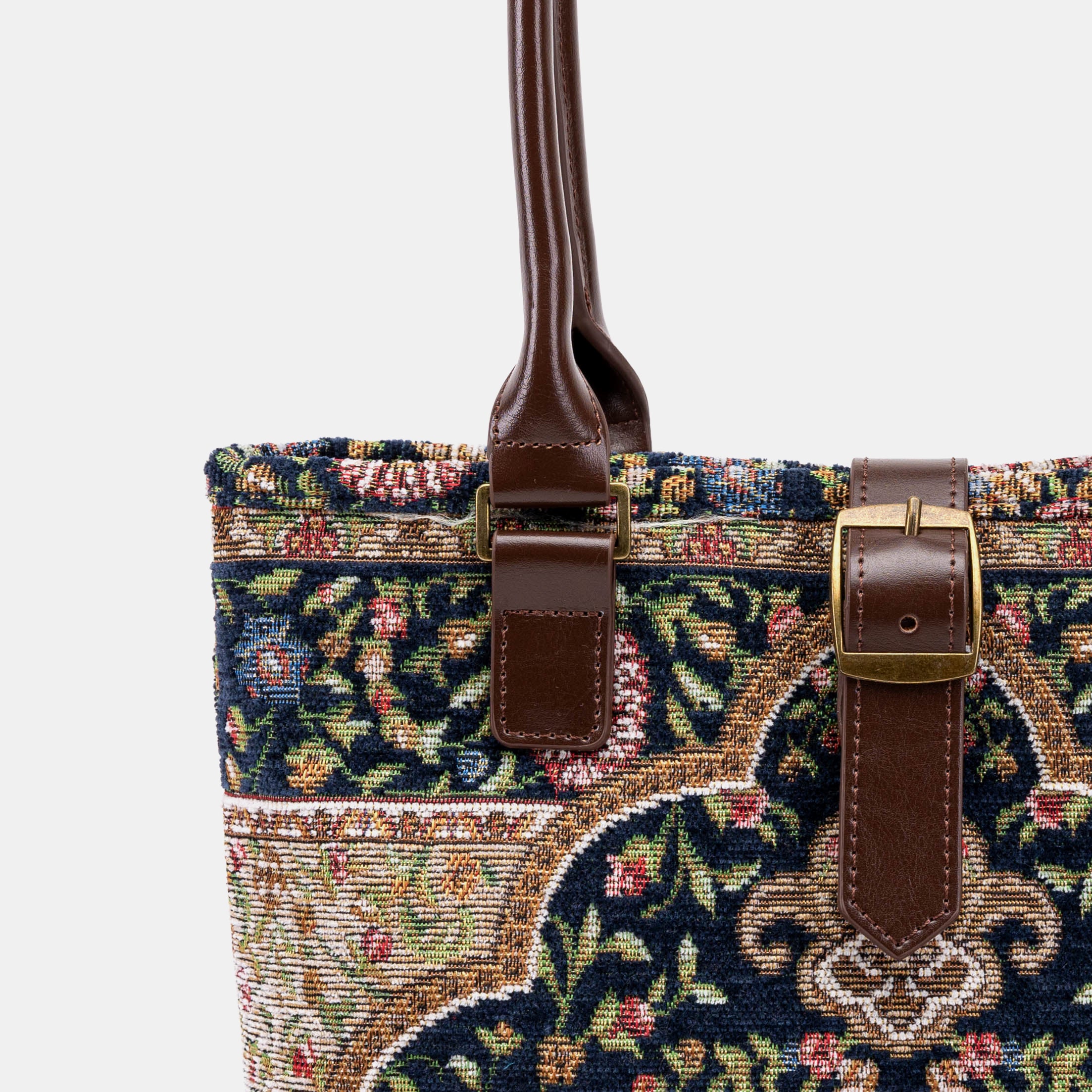 Oriental Navy Everyday Tote detail