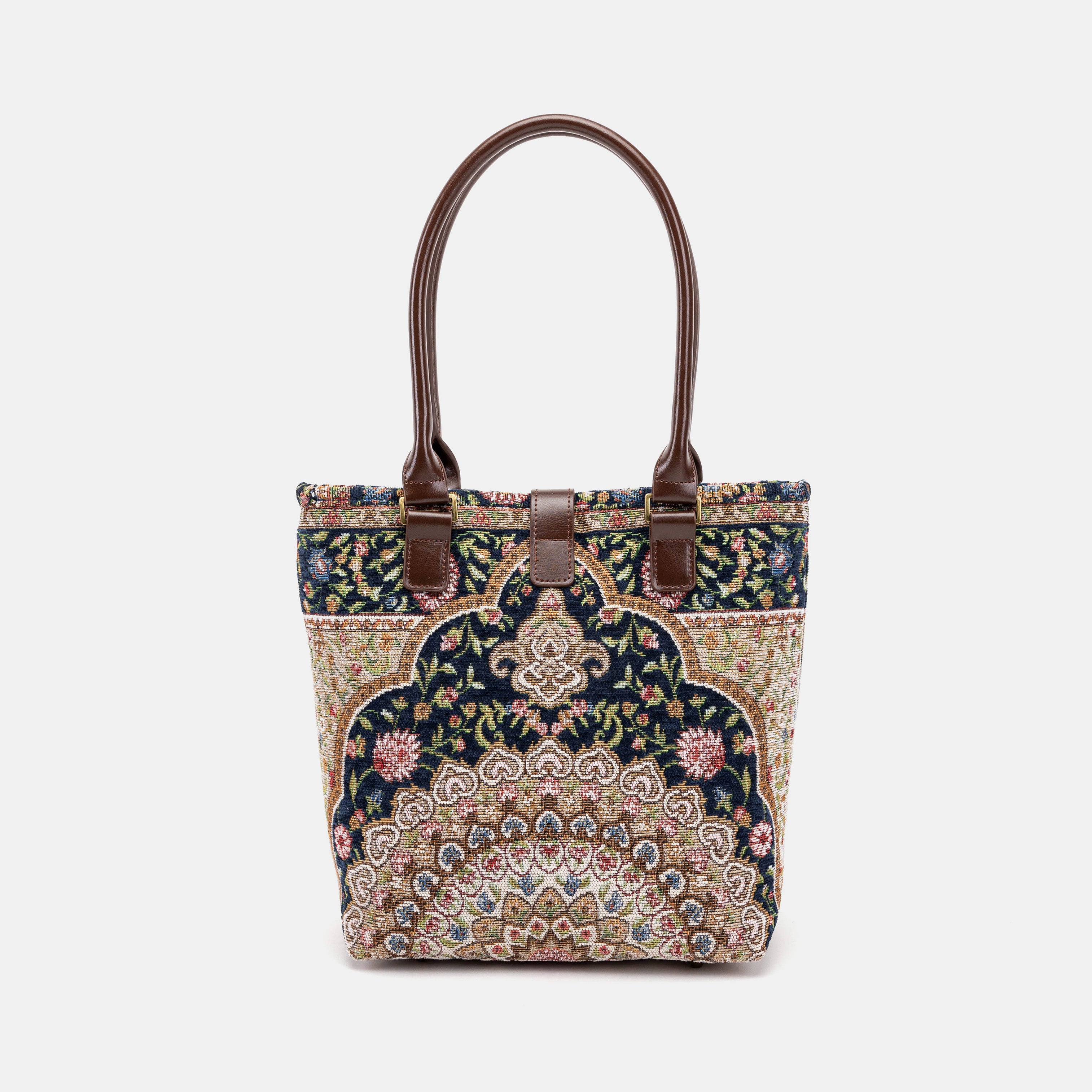 Oriental Navy Everyday Tote back