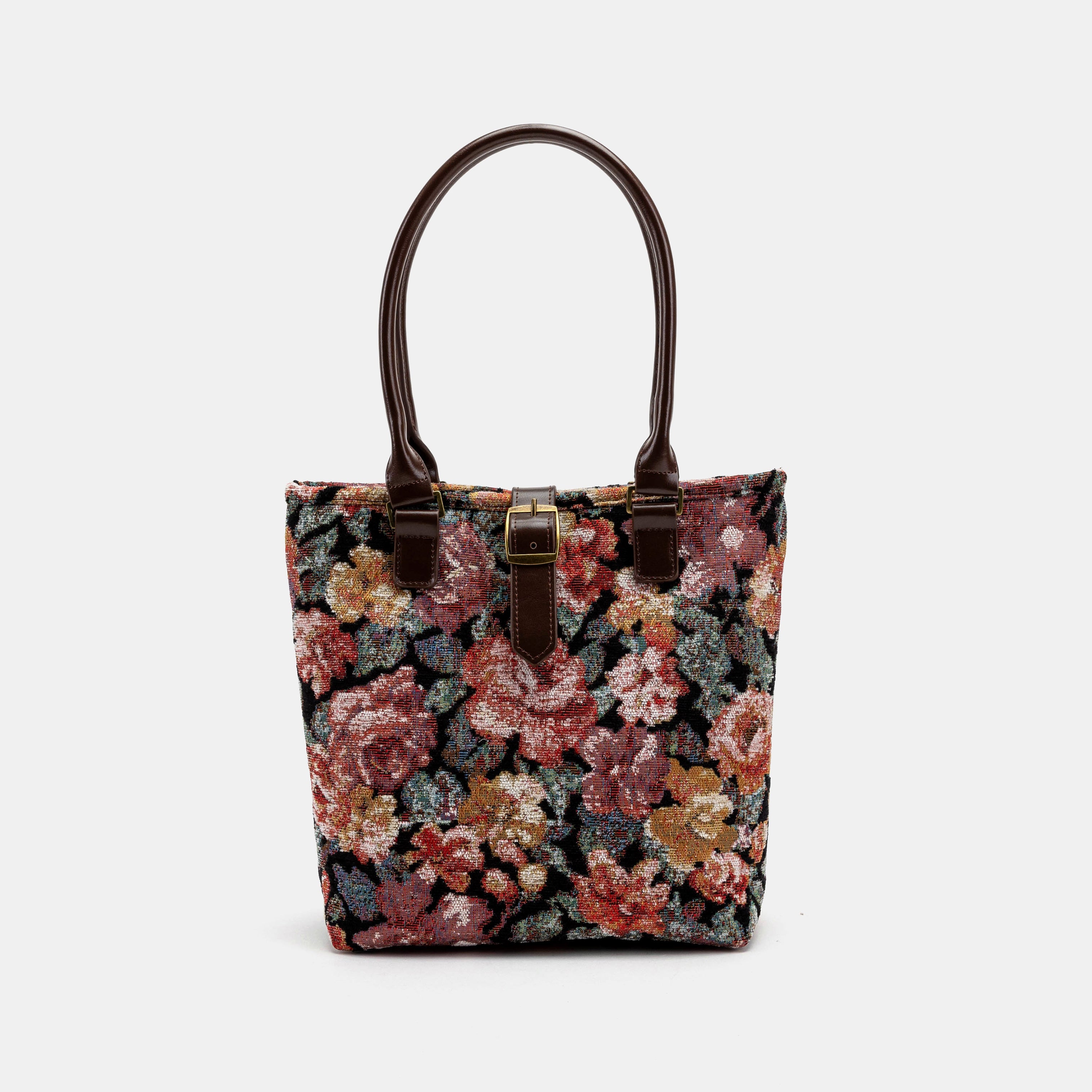 Floral Rose Everyday Tote Bag Carpetbag of America front