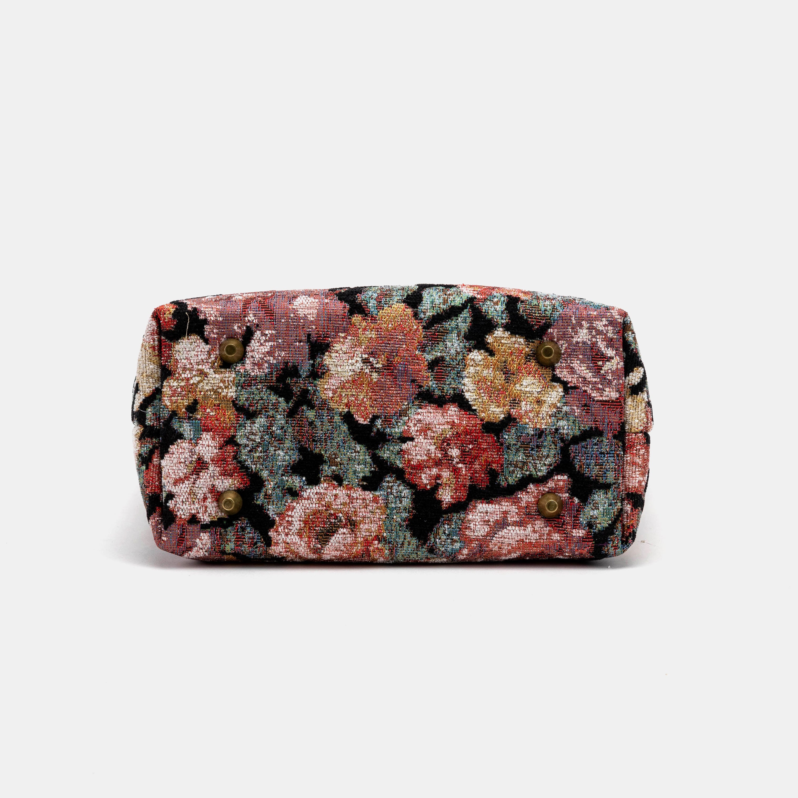 Floral Rose Everyday Tote Bag Carpetbag of America bottom