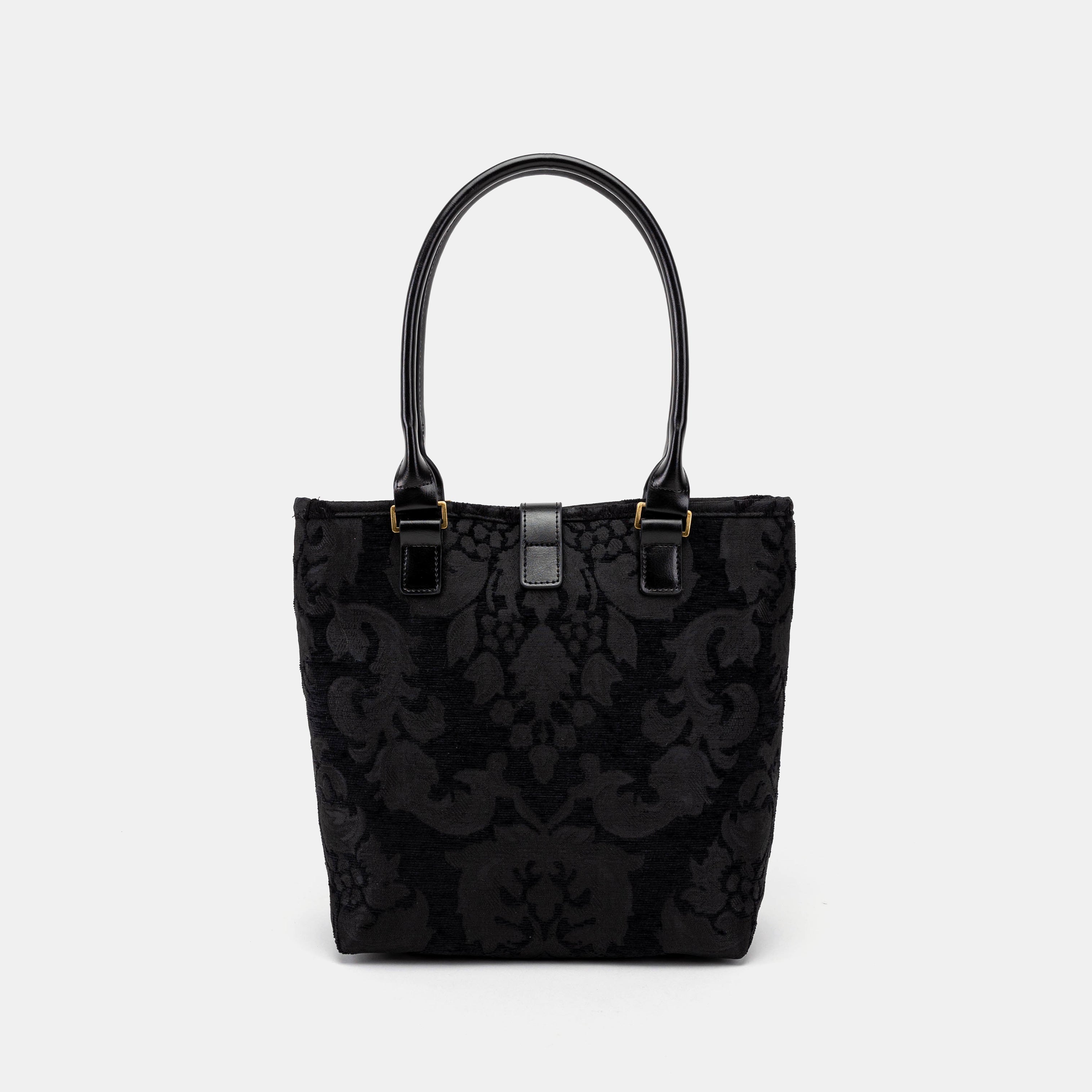 Victorian Blossom Black/Black Everyday Tote back