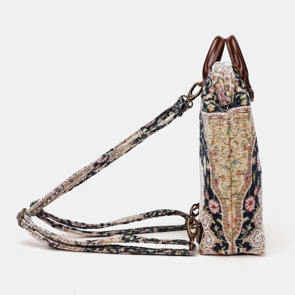 Oriental Navy Everyday Backpack Carpetbag of America side