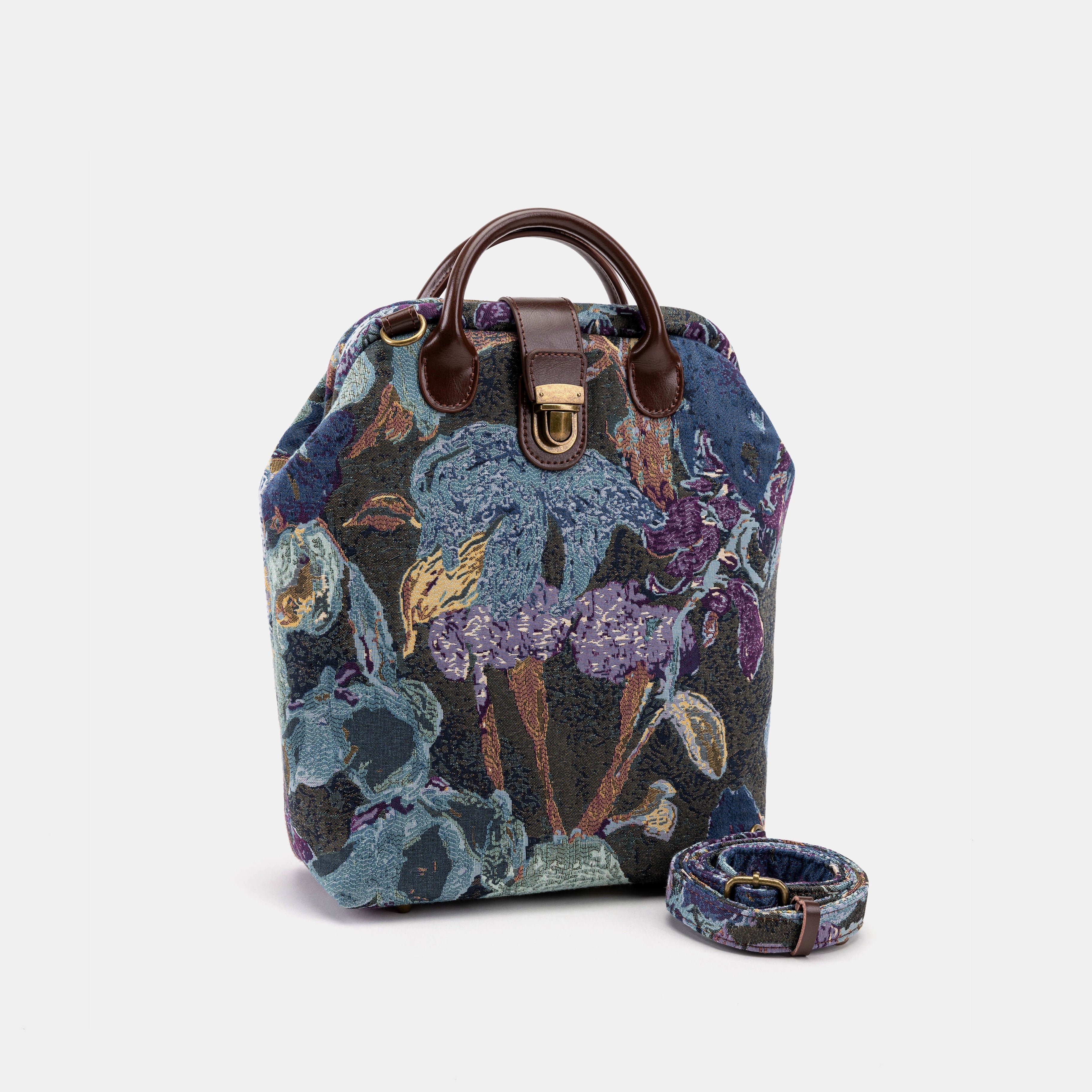 Abstract Blue Carpet Everyday Backpack Carpetbag of America main
