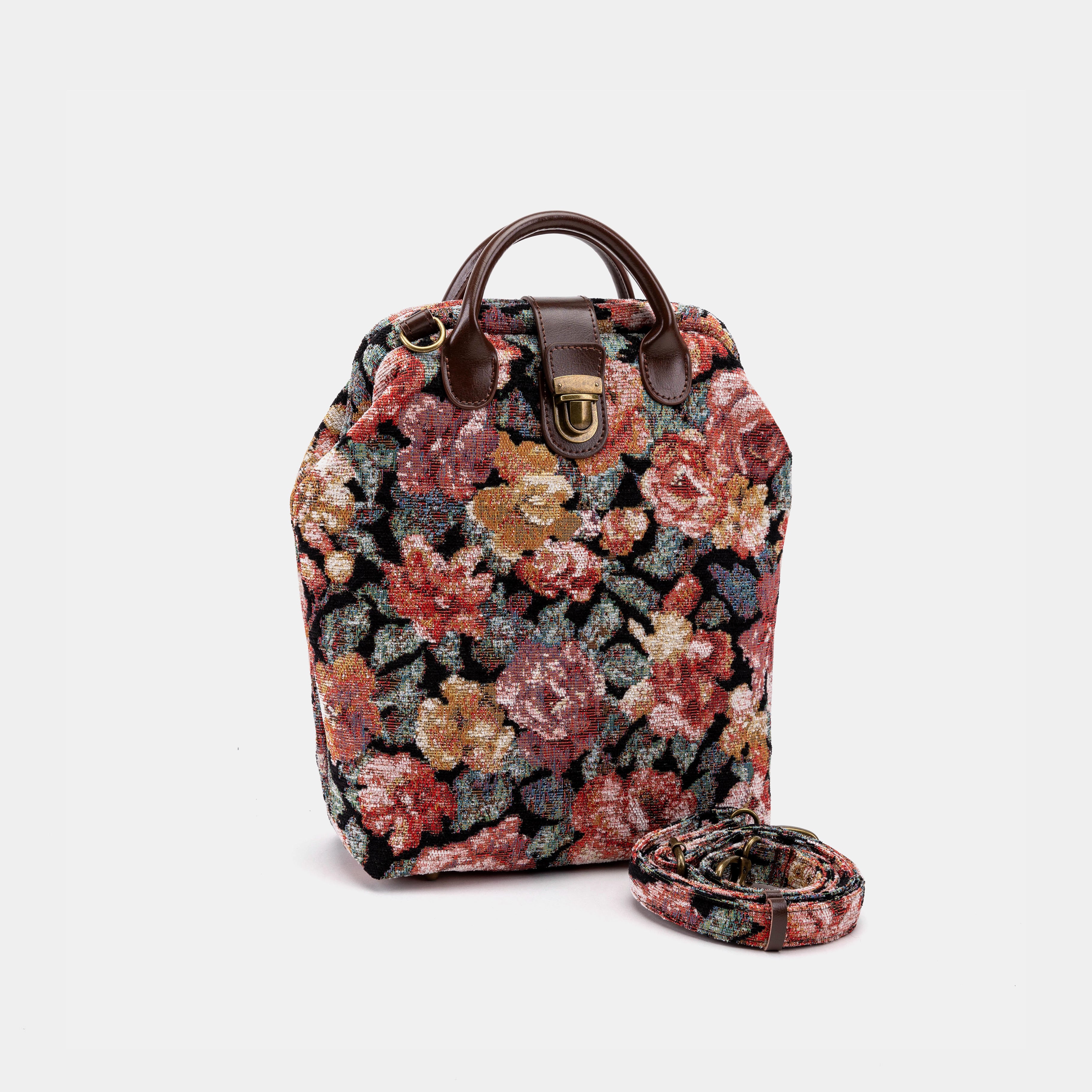 Floral Rose Carpet Everyday Backpack Carpetbag of America main