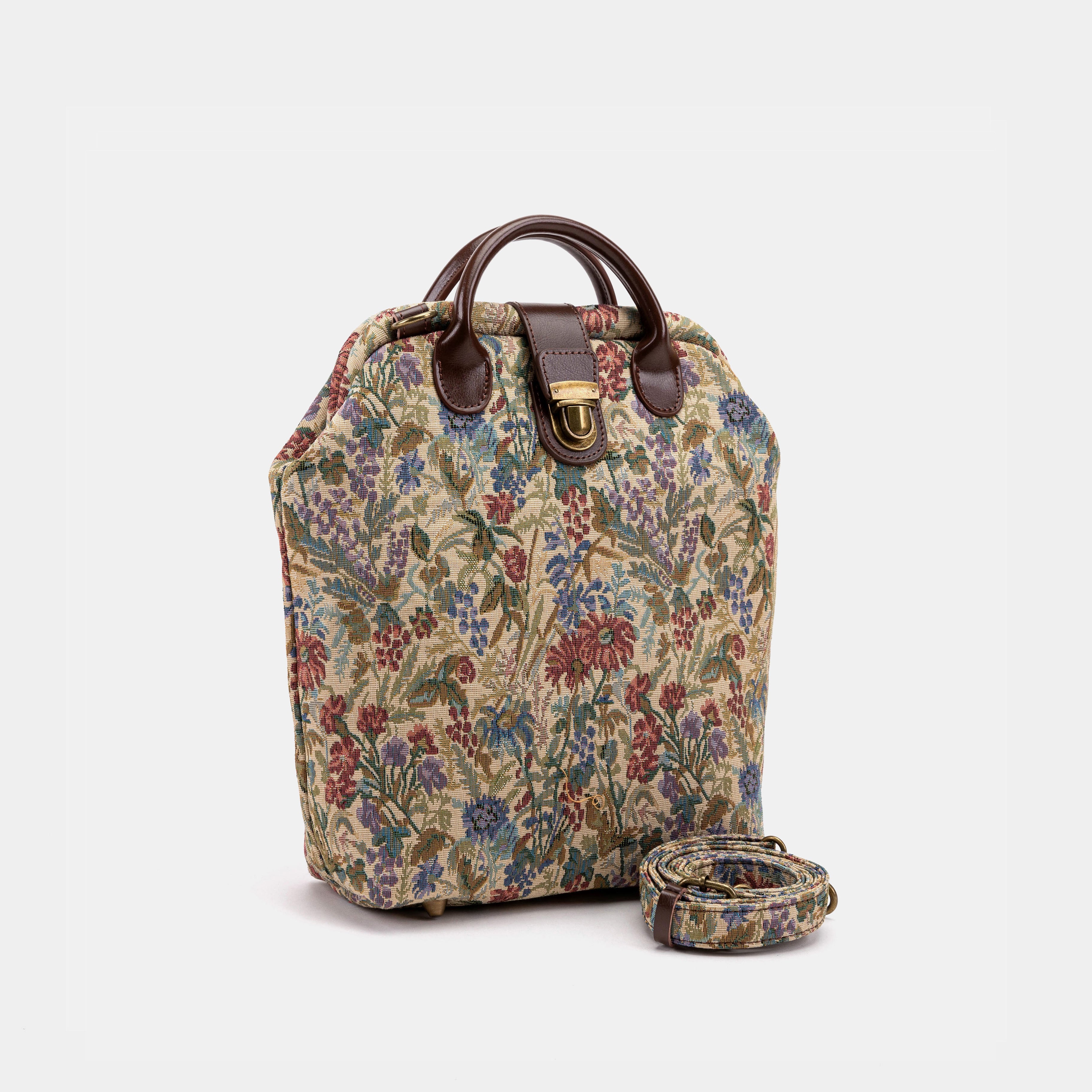 Spring Valley Mint Carpet Everyday Backpack Carpetbag of America with shoulder strap