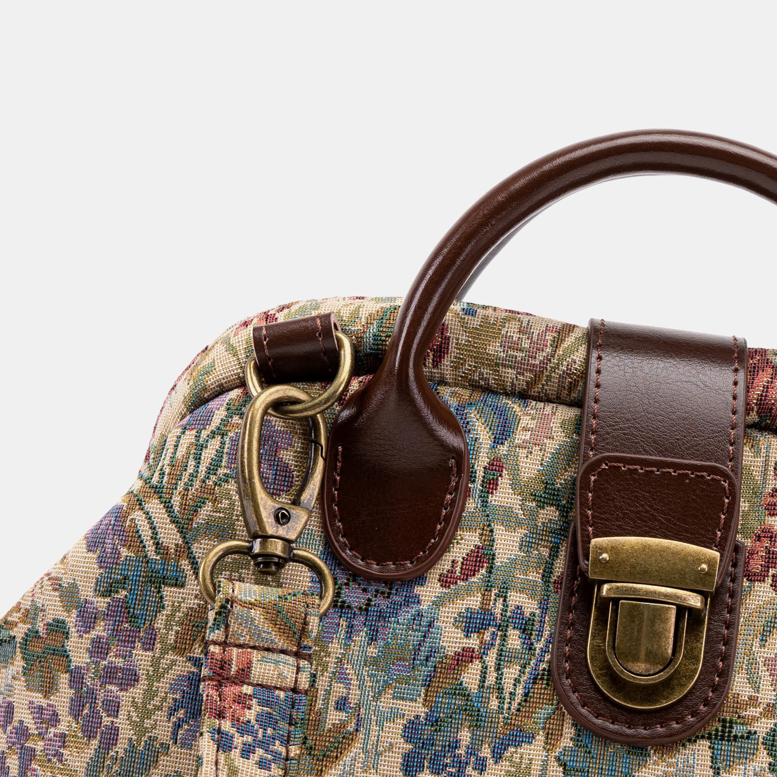 Spring Valley Mint Carpet Everyday Backpack Carpetbag of America detail