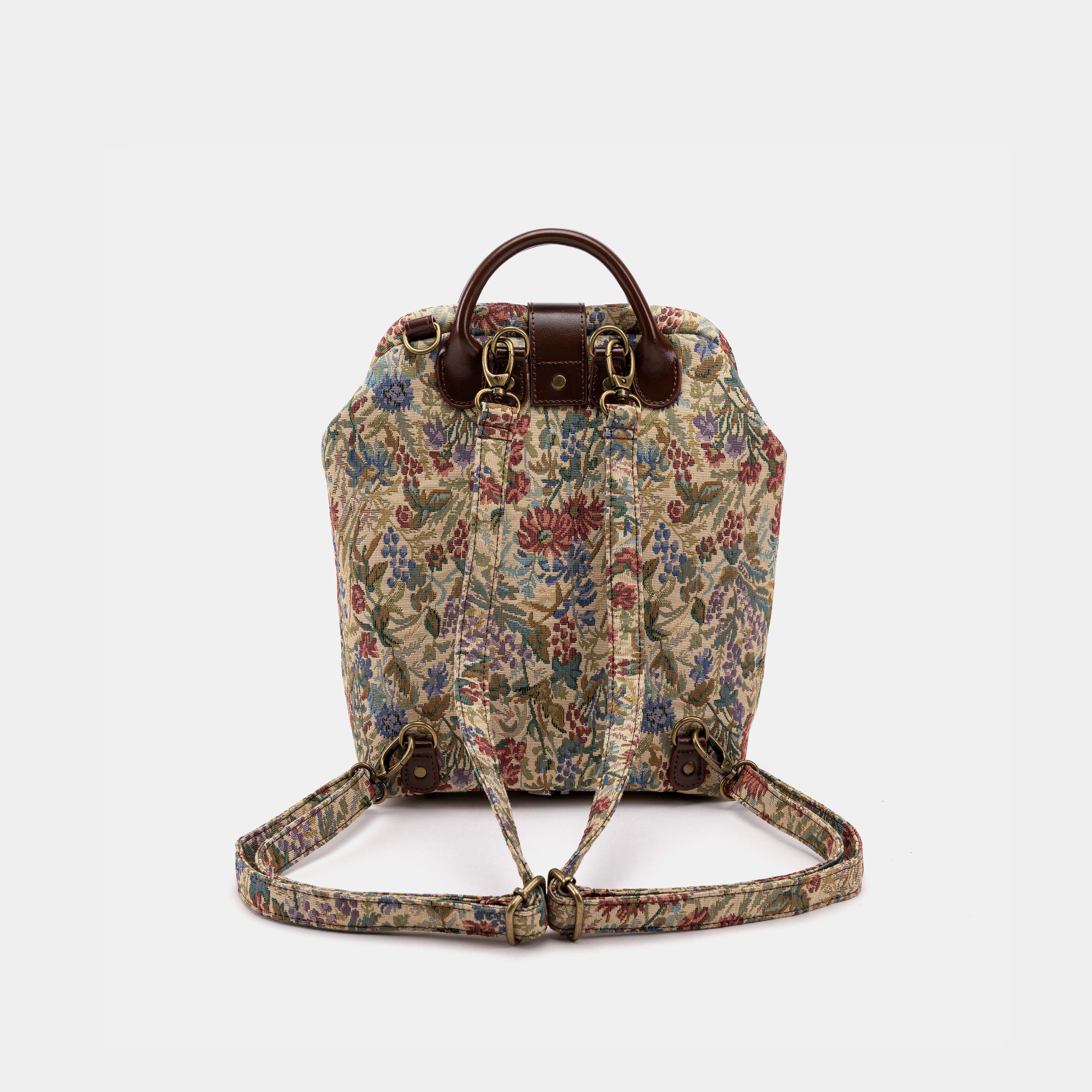 Spring Valley Mint Carpet Everyday Backpack Carpetbag of America back