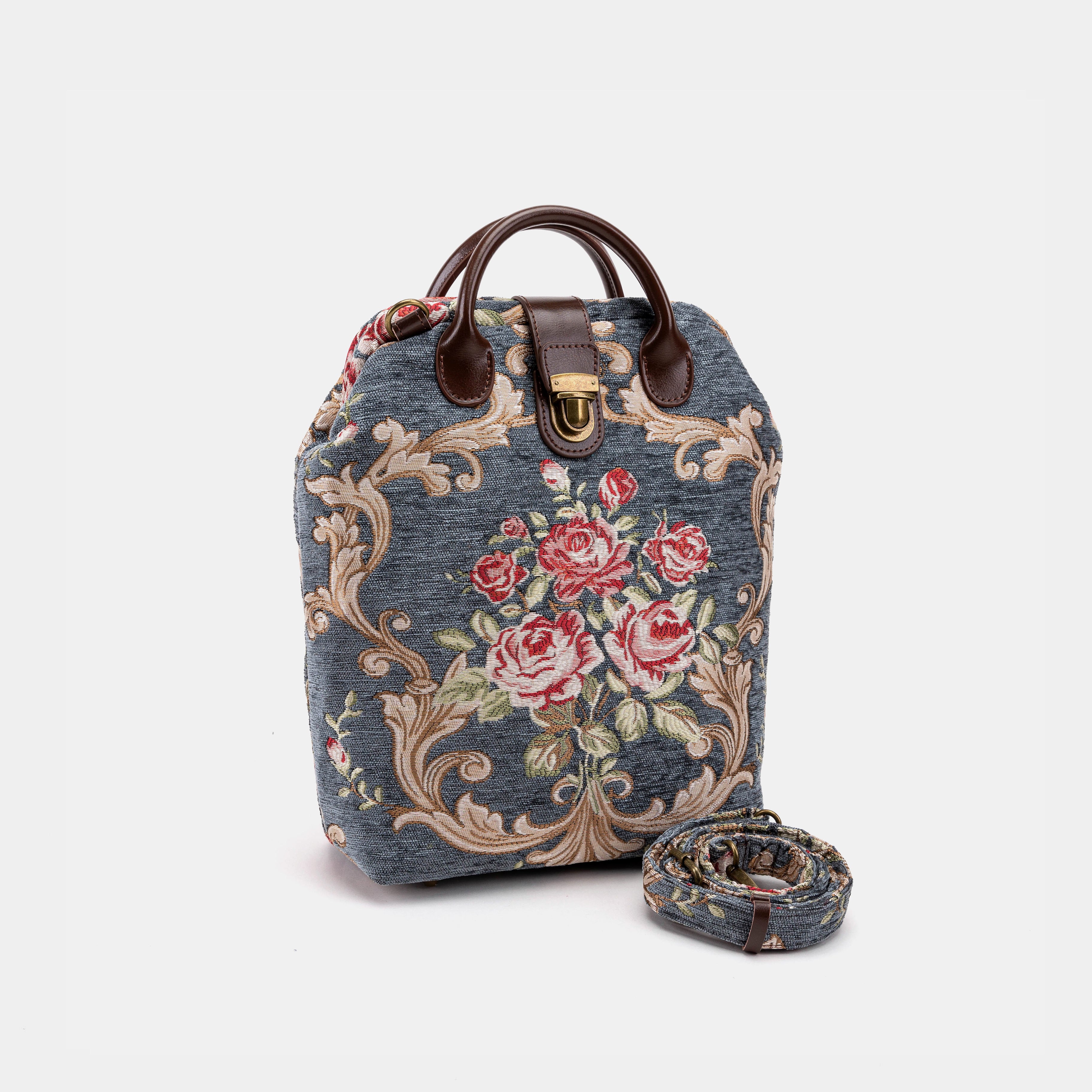 Baroque Garden Grey Carpet Everyday Backpack Carpetbag of America main