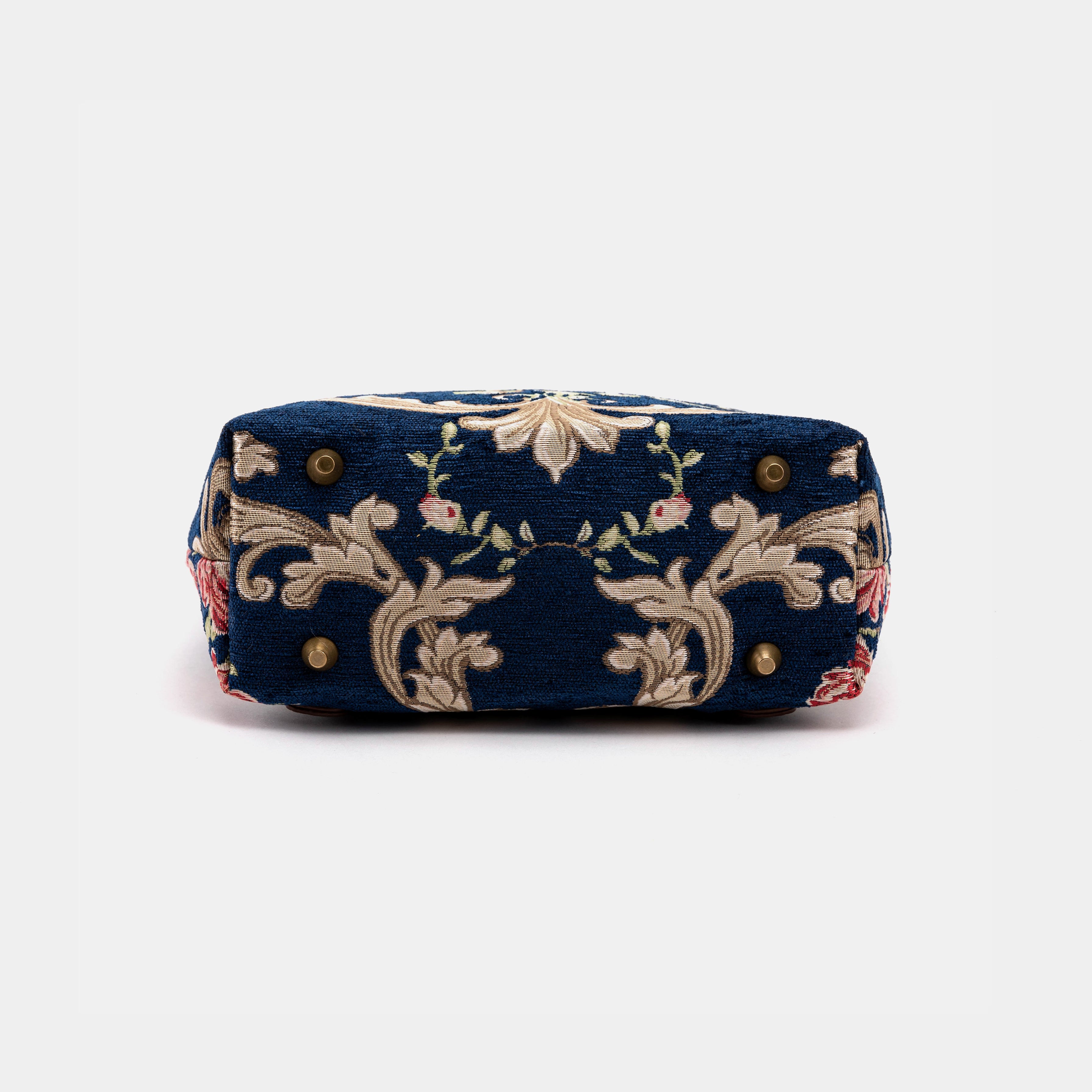 Baroque Garden Blue Carpet Everyday Backpack Carpetbag of America bottom