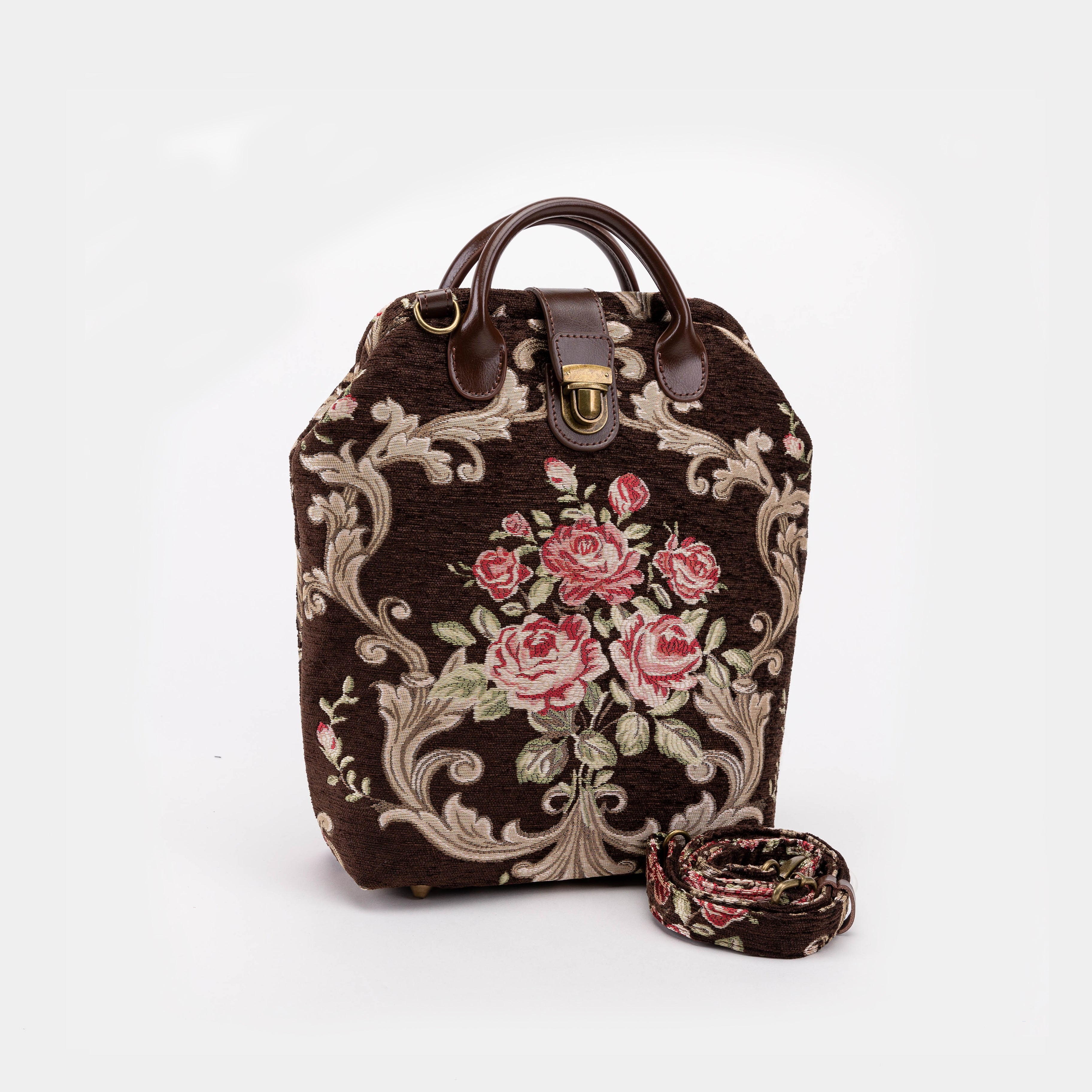 Baroque Garden Brown Carpet Everyday Backpack Carpetbag of America main