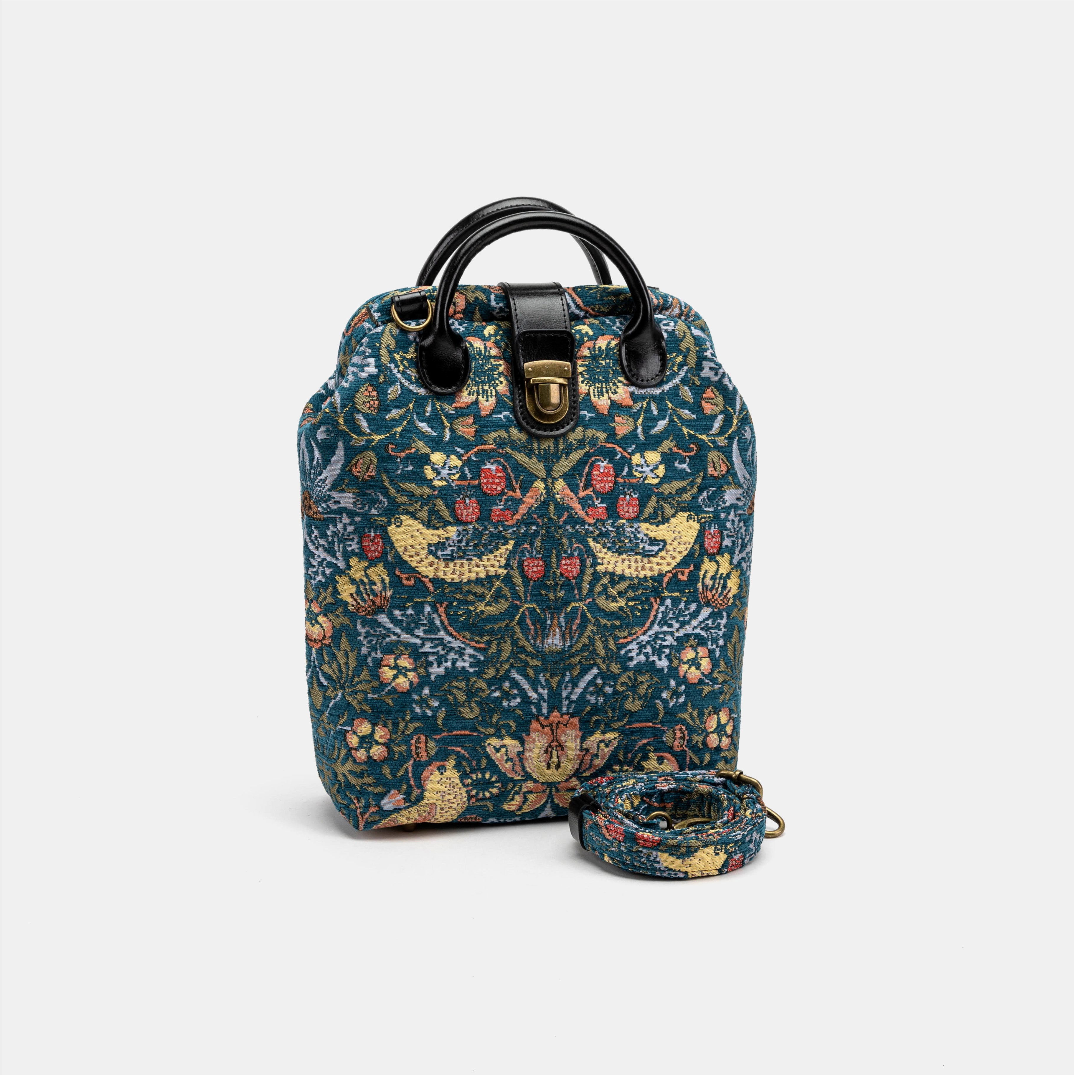 William Morris Strawberry Thief Carpet Everyday Backpack Carpetbag of America main
