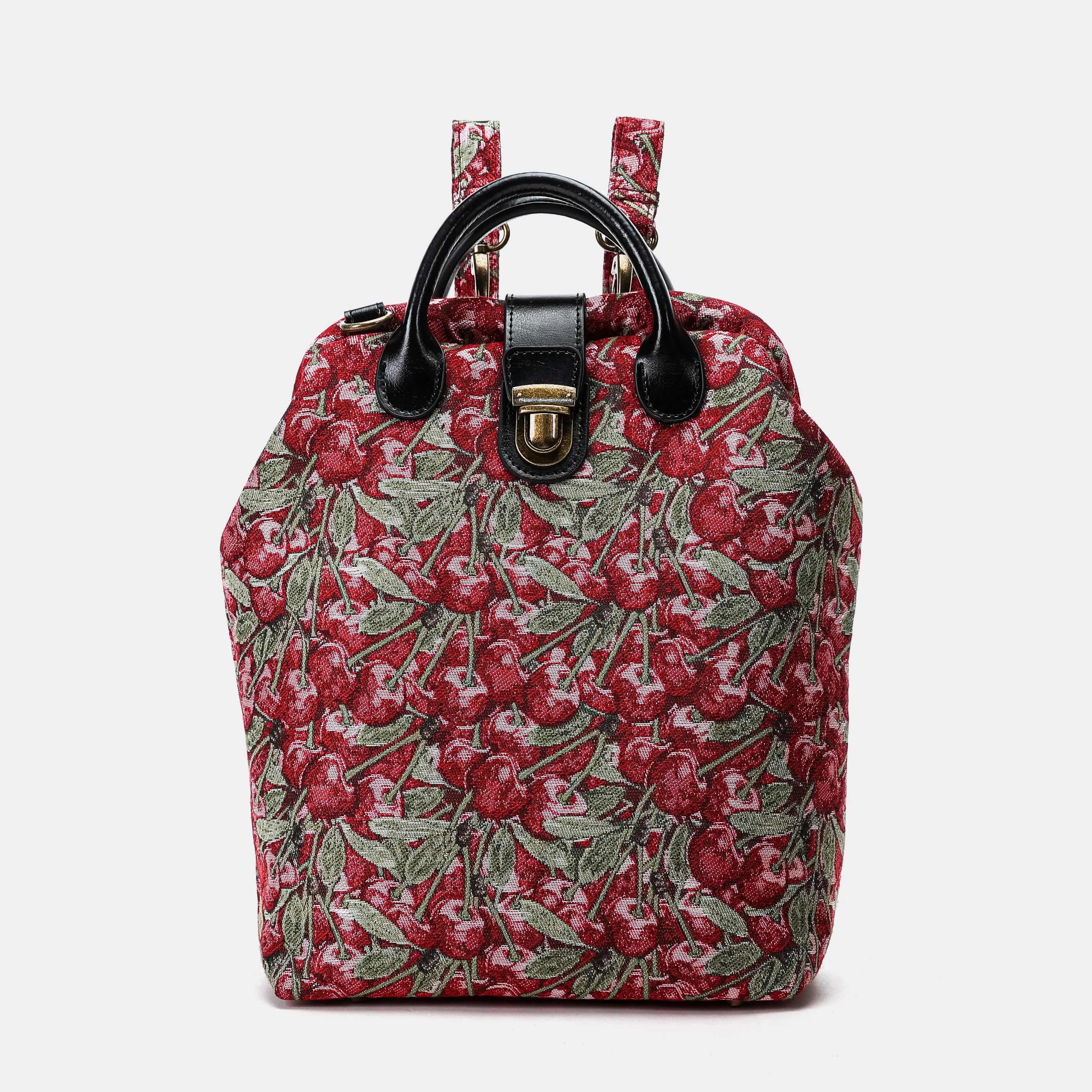 Cherry Cascade Carpet Everyday Backpack Carpetbag of America front