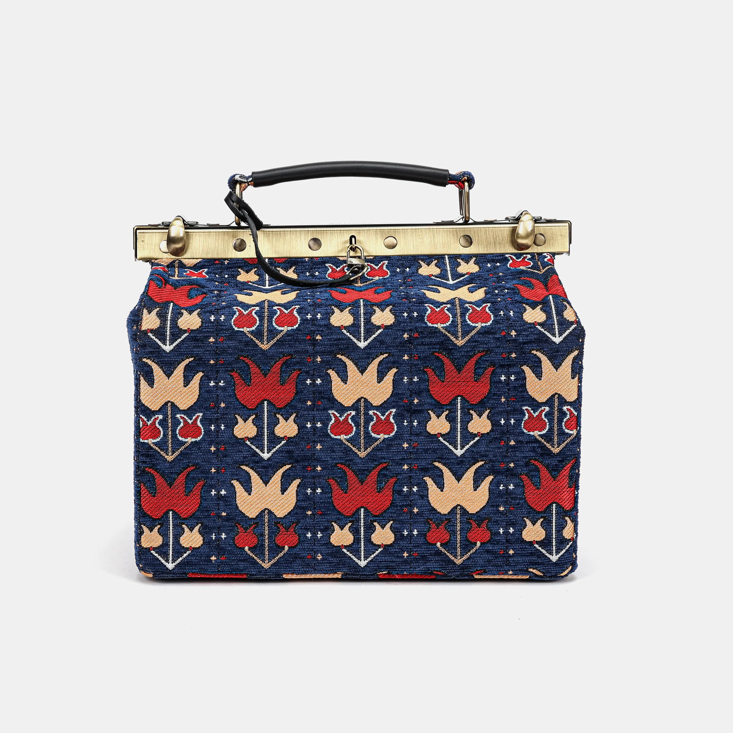 Poppy Bloom Vivienne Carpet Purse Gladstone Bag of America main