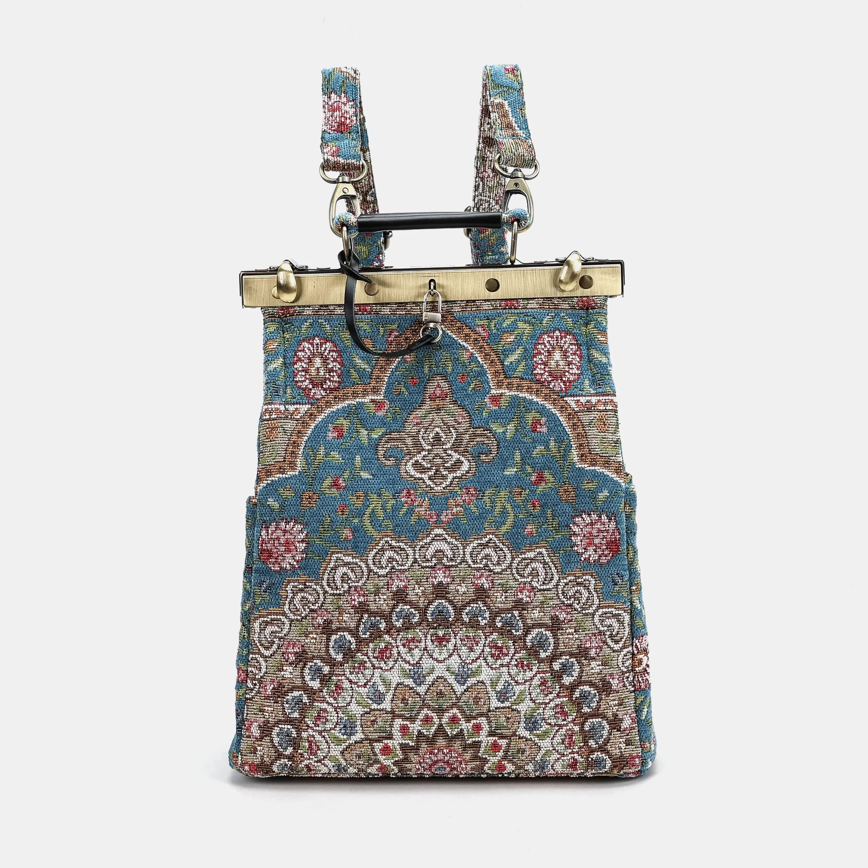 Oriental Blue Helena Carpet Gladstone Backpack of America main