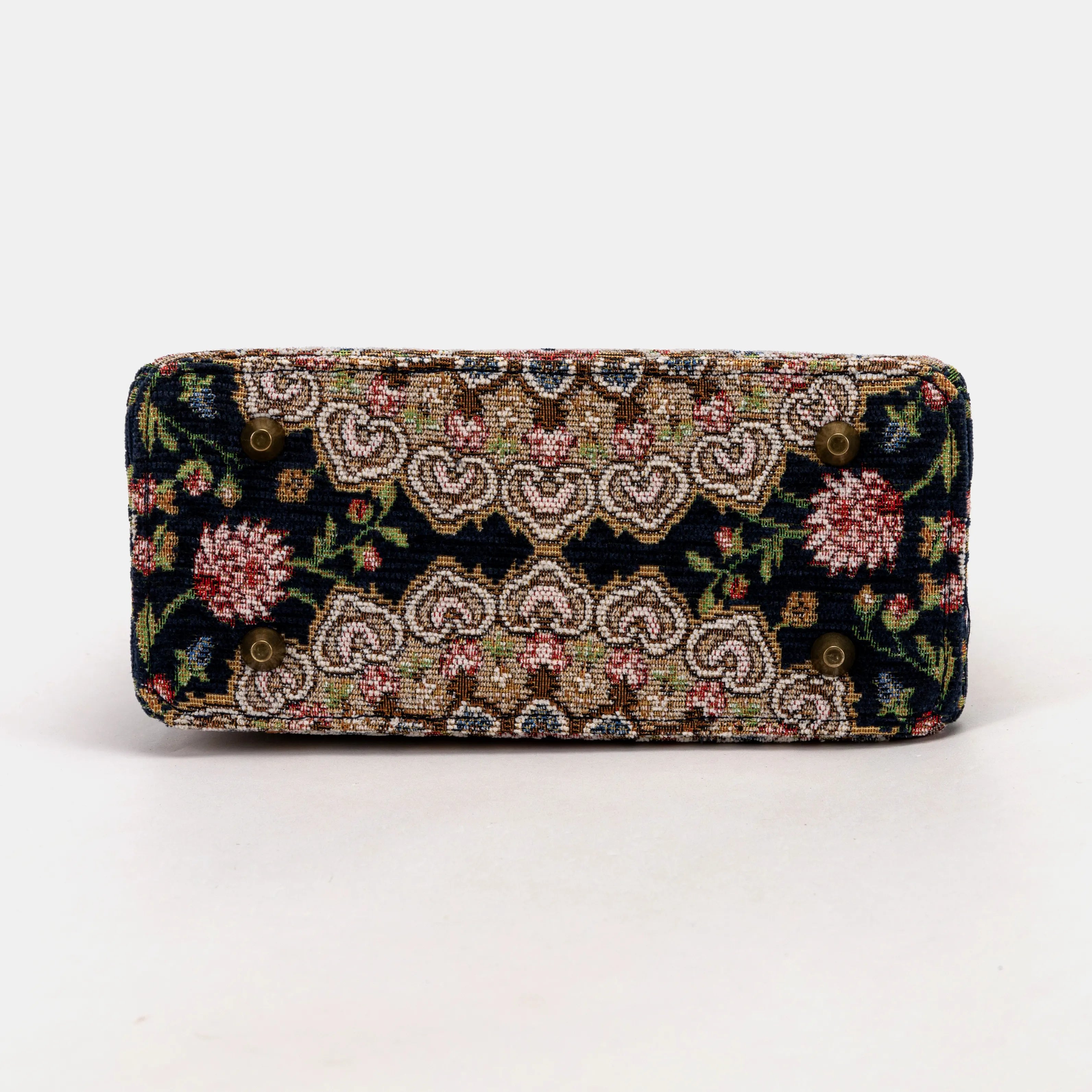 Oriental Navy Helena Carpet Gladstone Backpack of America bottom