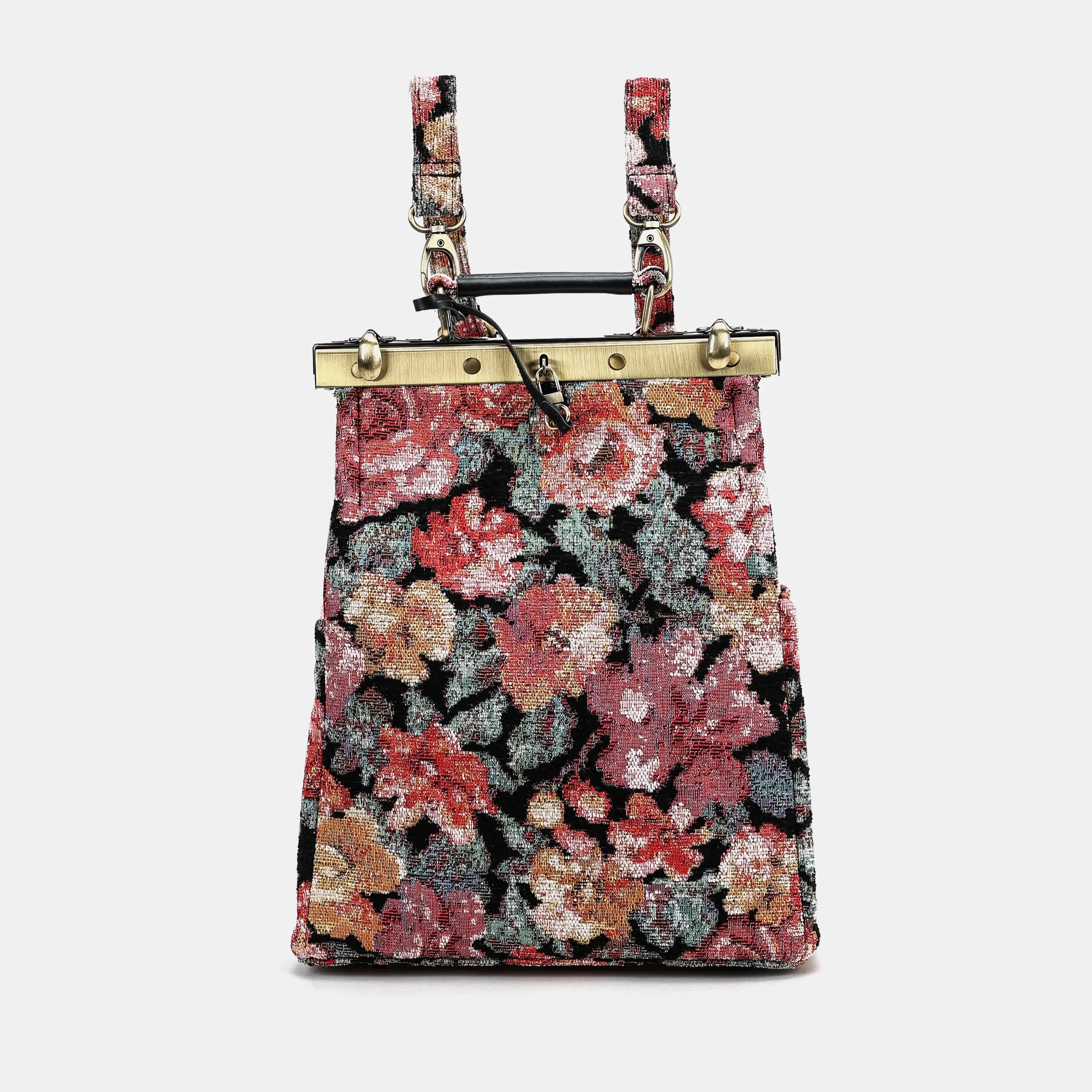 Floral Rose Helena Carpet Gladstone Backpack of America main