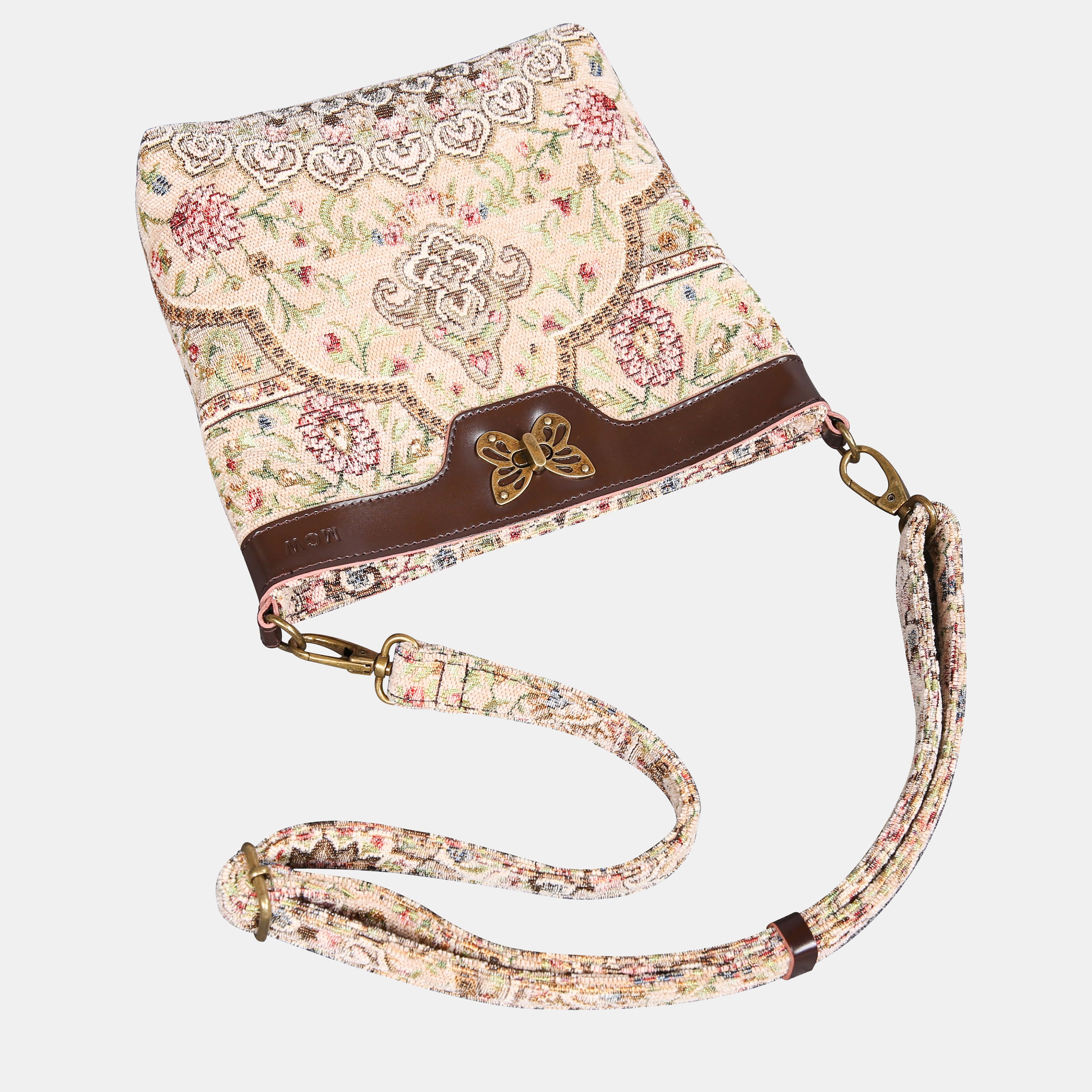 Oriental Beige Carpet Crossbody Bag carpet bag MCW Handmade-1