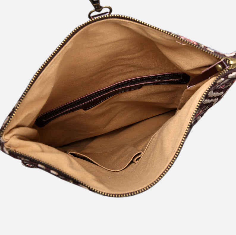 Traditional Coffee Color carpet bag MCW Handmade-2