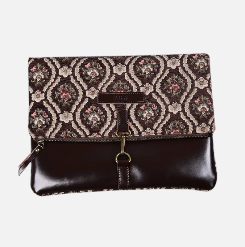 Traditional Coffee Color carpet bag MCW Handmade-1