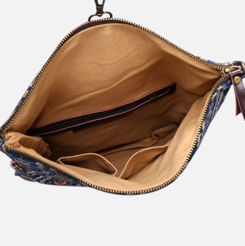 Traditional Blue Color carpet bag MCW Handmade-1