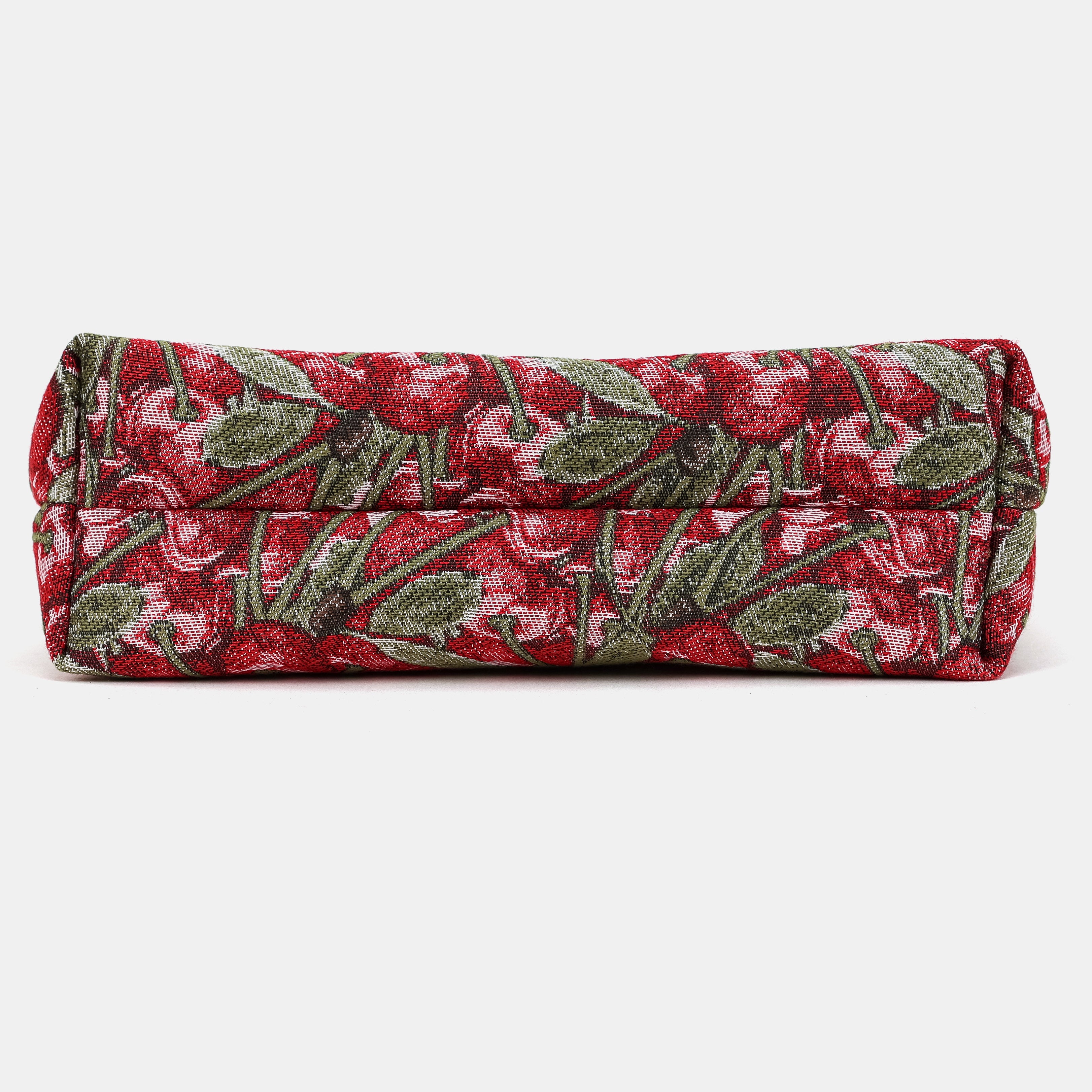 Cherry Cascade Butterfly Crossbody Bag Carpet bag of America bottom