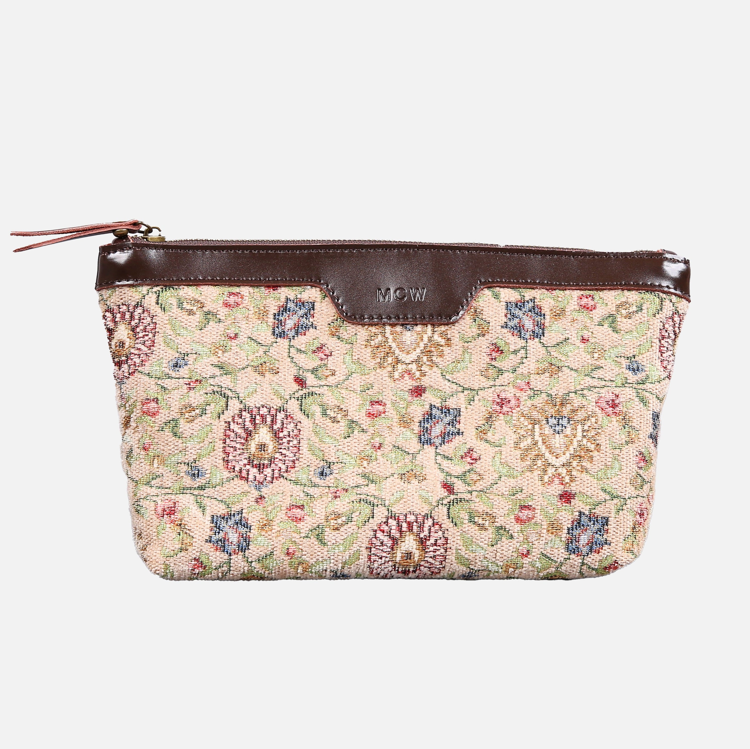 Oriental Beige Carpet Makeup Bag carpet bag MCW Handmade