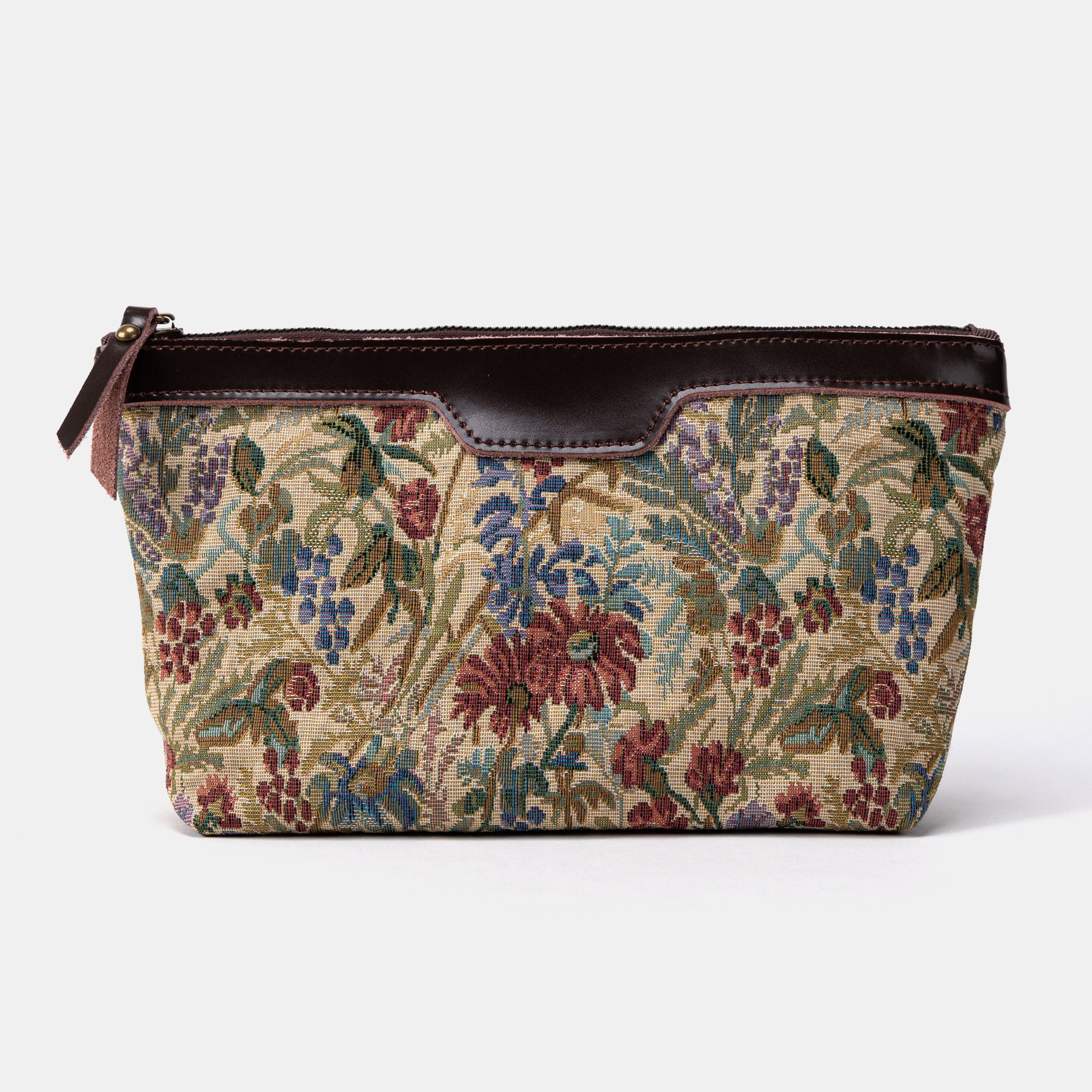 Spring Valley Mint Carpet Makeup Bag Front