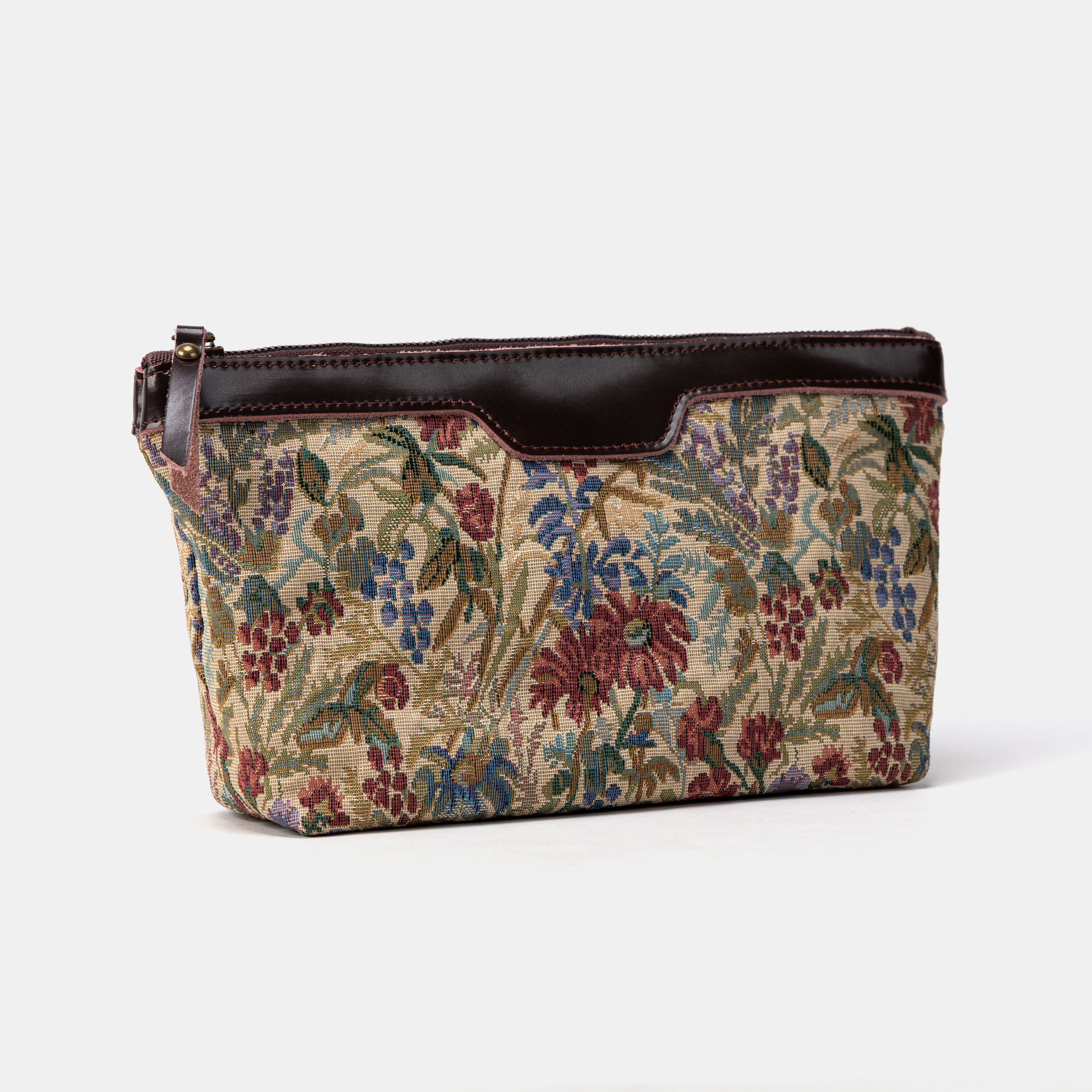 Spring Valley Mint Carpet Makeup Bag Plus side