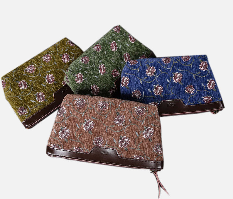 Climbing Rose Carpet Makeup Bag carpet bag MCW Handmade-8