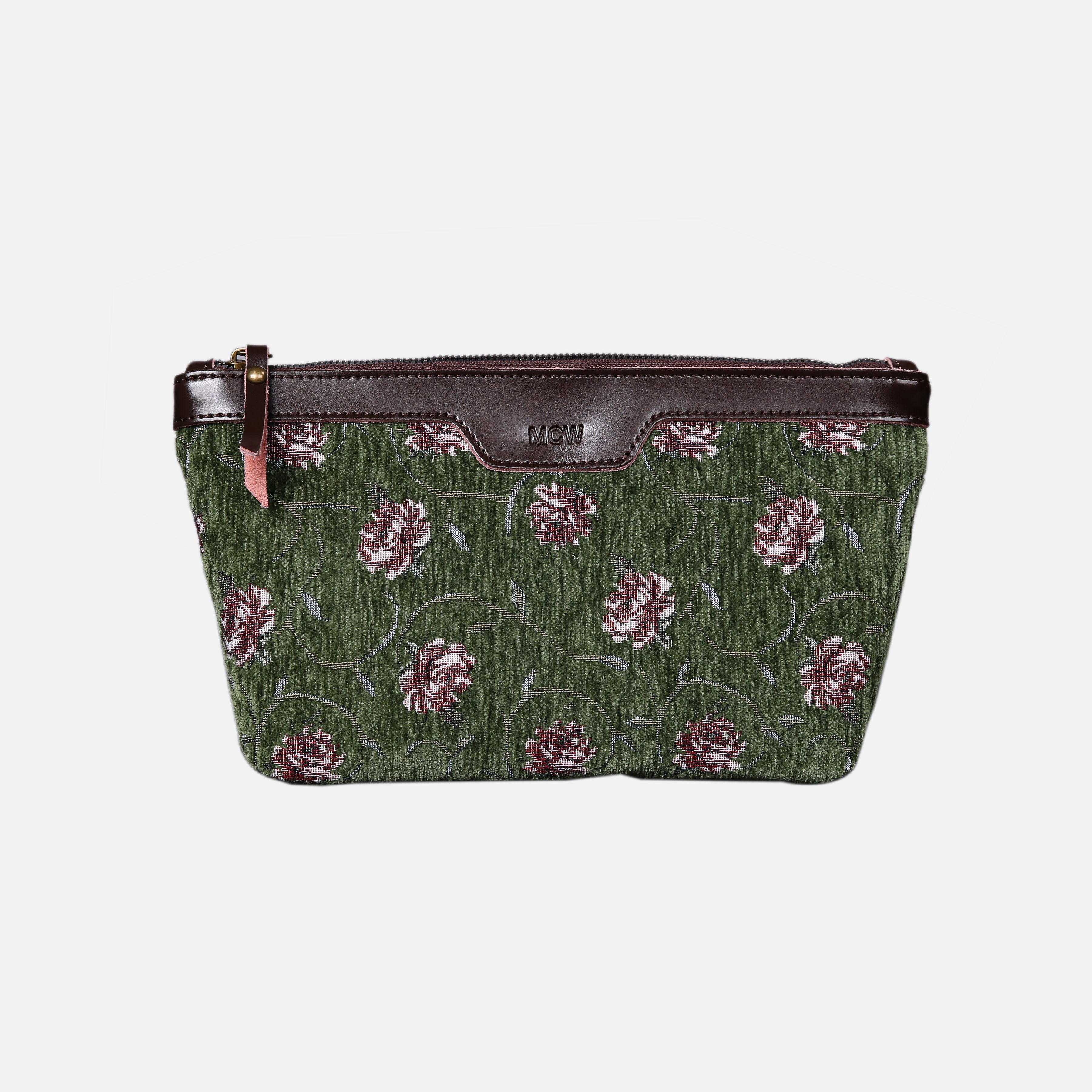 Climbing Rose Carpet Makeup Bag carpet bag MCW Handmade-2