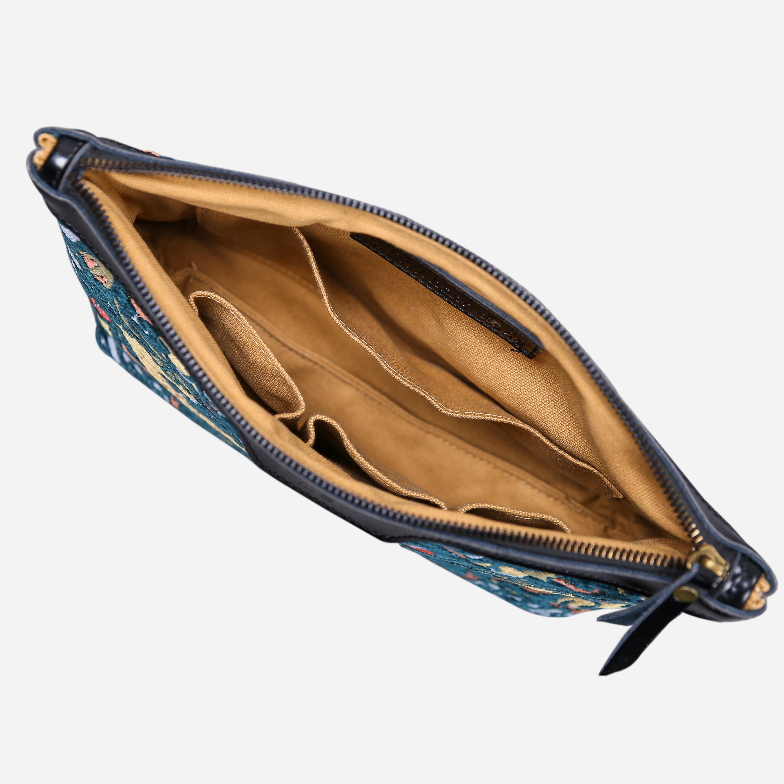 Strawberry Thief Carpet Makeup Bag carpet bag MCW Handmade-3