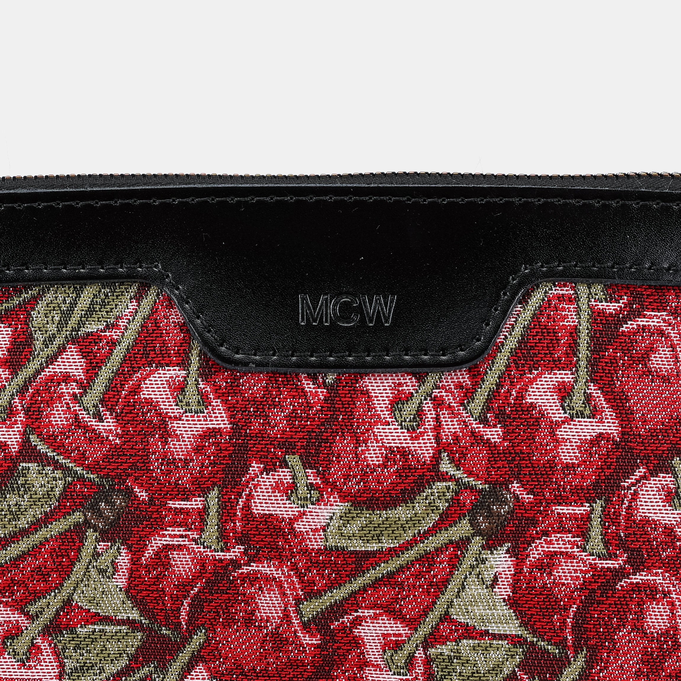 Cherry Cascade Carpet Makeup Bag Carpetbag of America details