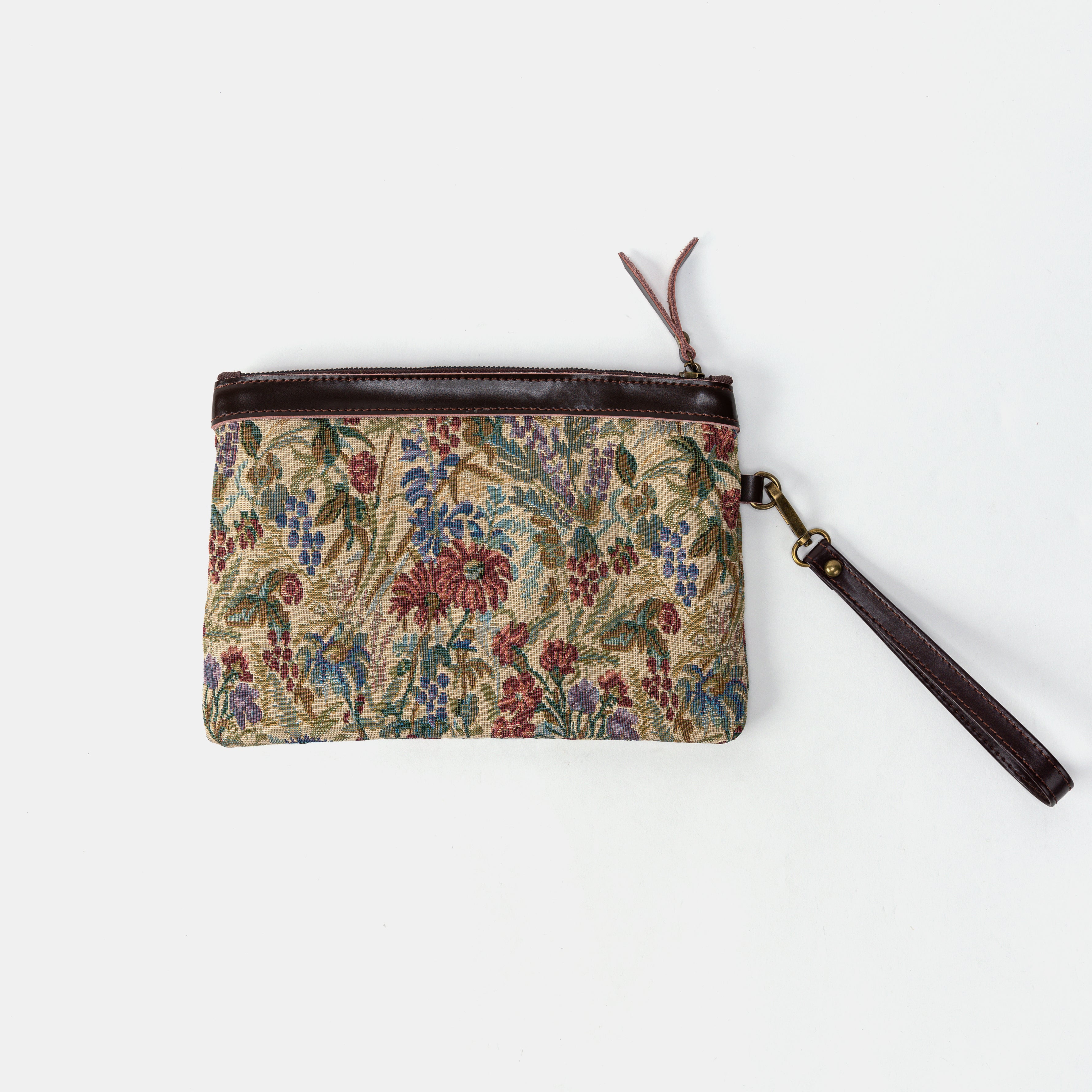 Spring Valley Mint Wristlet Clutch Back