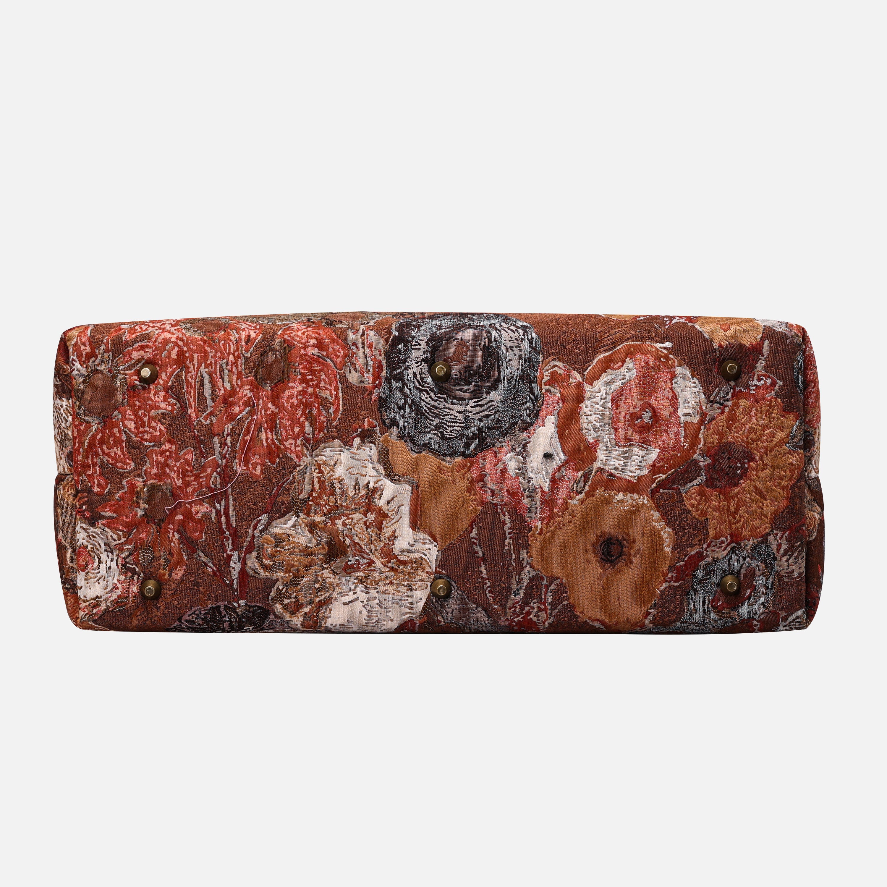 Abstract Brown Men's Carpetbag carpet bag MCW Handmade-5