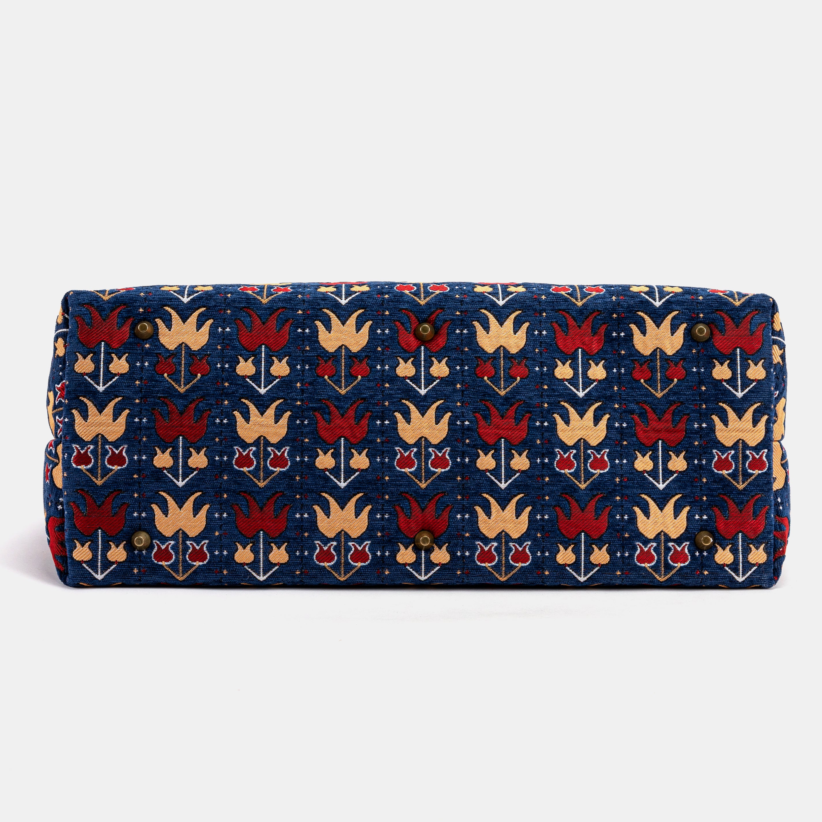 Poppy Bloom Men's Carpetbag Carpetbag of America bottom