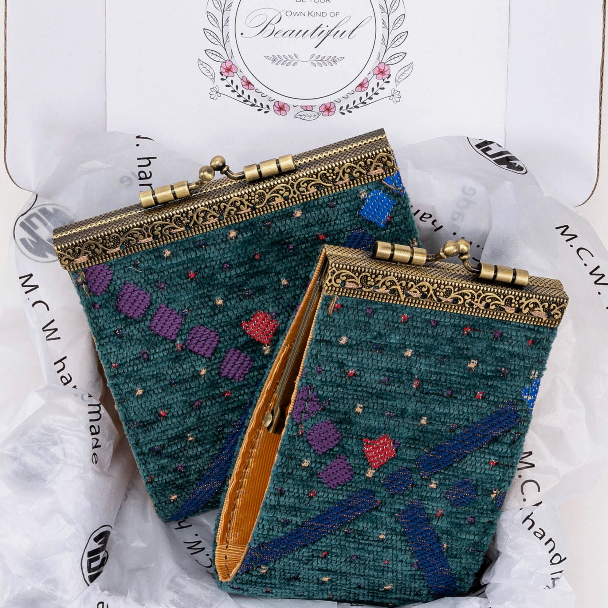 PDX Portland Airport Card Wallet Carpetbag of America PACKAGE