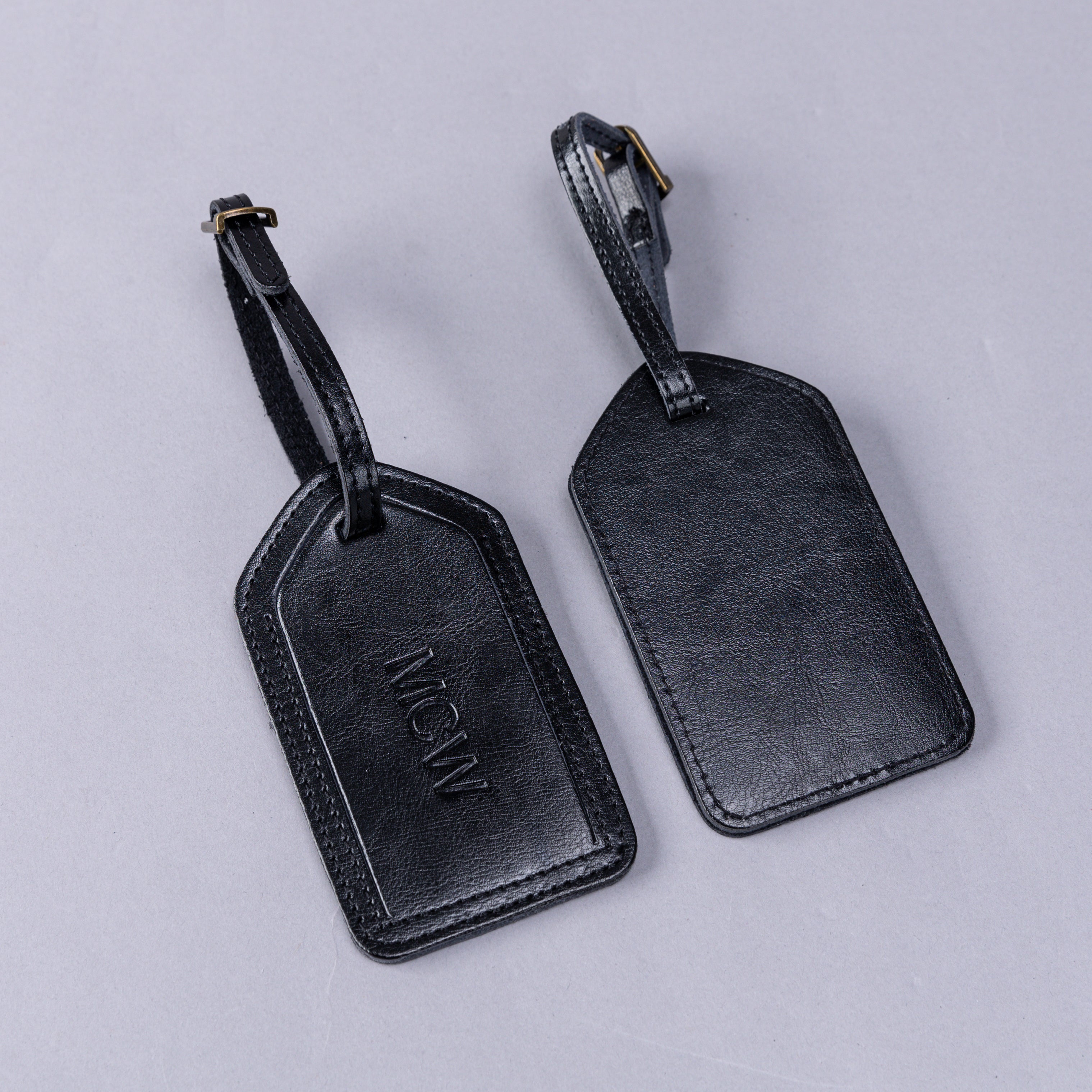 Personalized Leather Luggage Tag MCW Handmade