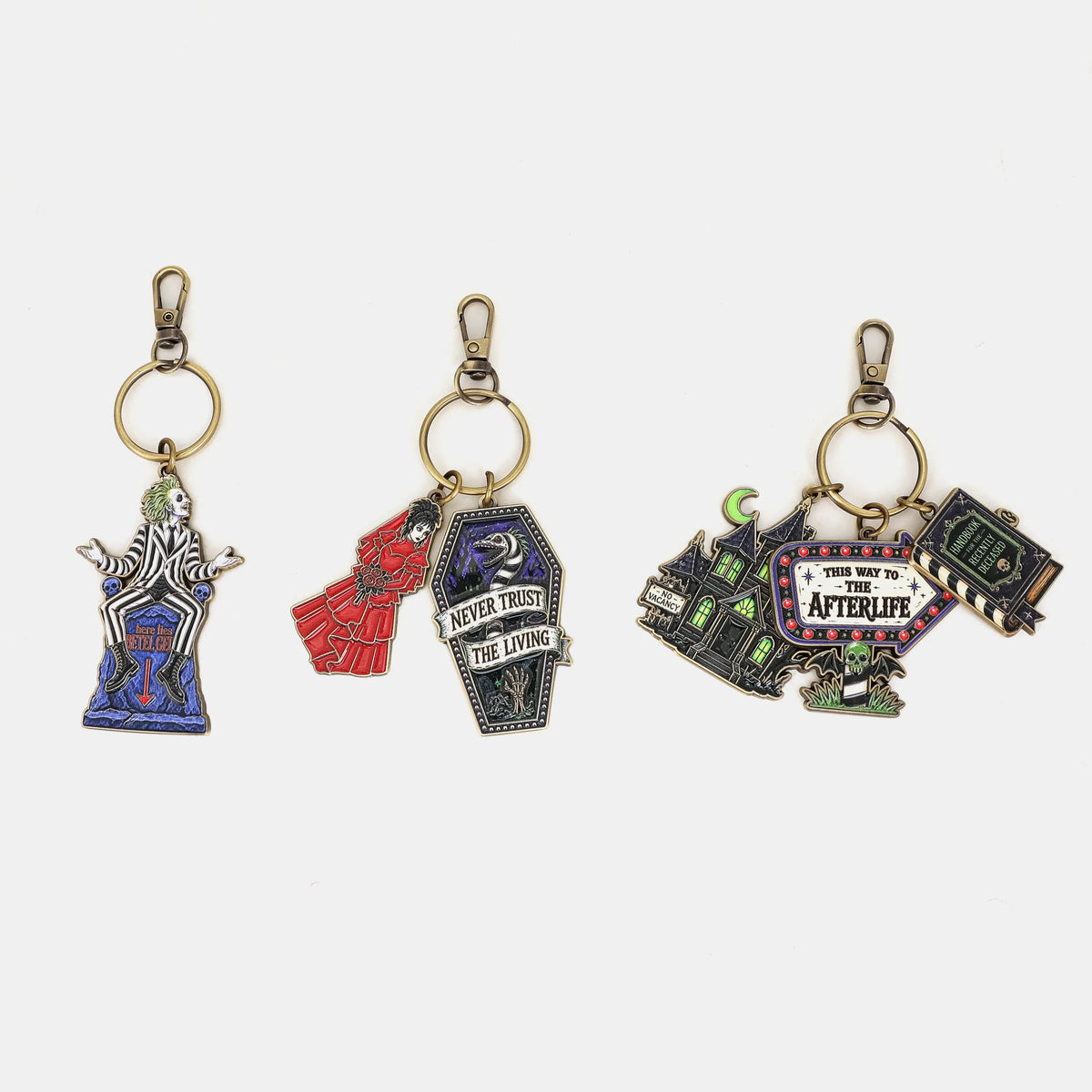 Build Your Own Beetlejuice-Inspired Charm Keychain | MCW collection
