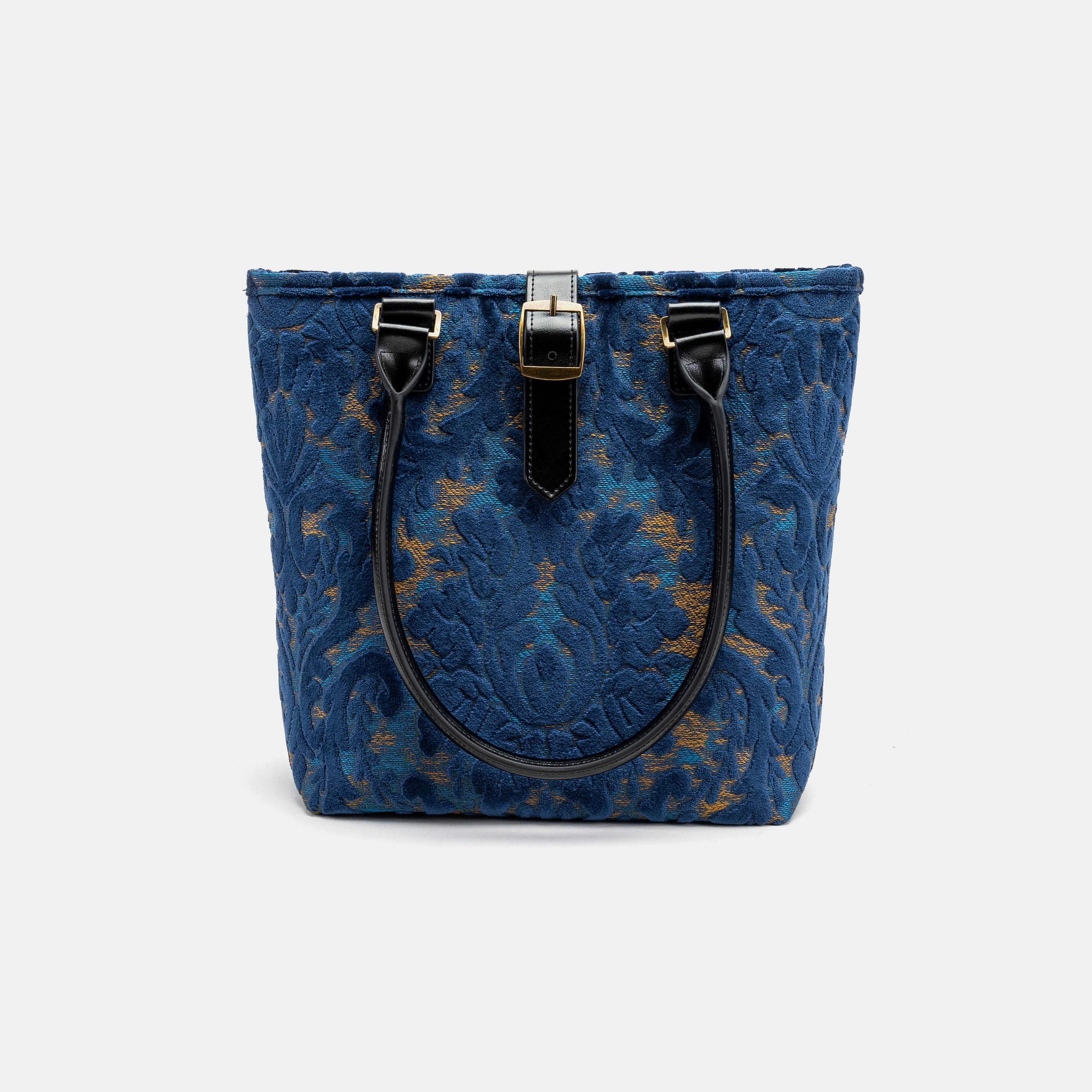 Burnout Velvet Navy Everyday Tote