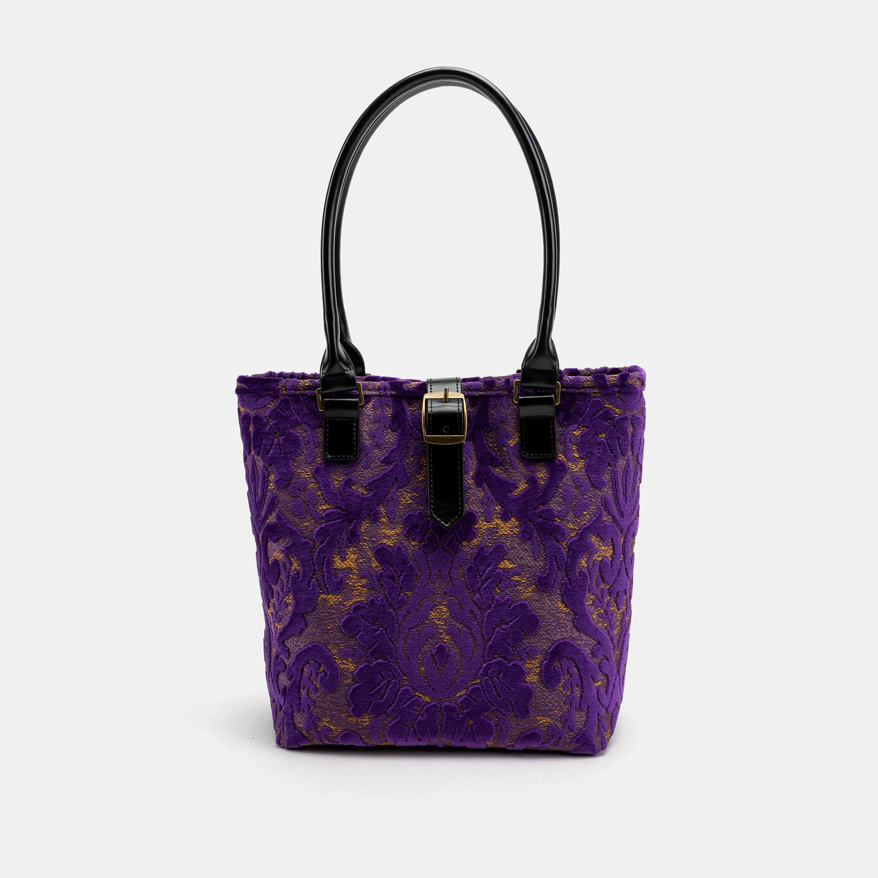 Burnout Velvet purple Everyday Tote Bag Carpetbagger Carpetbag of America main