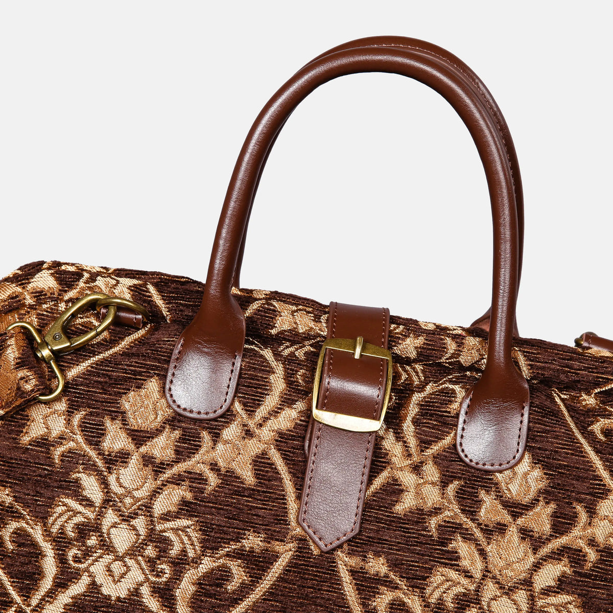 Carnaby Coffee Mary Poppins Weekender Carpetbag of America buckle