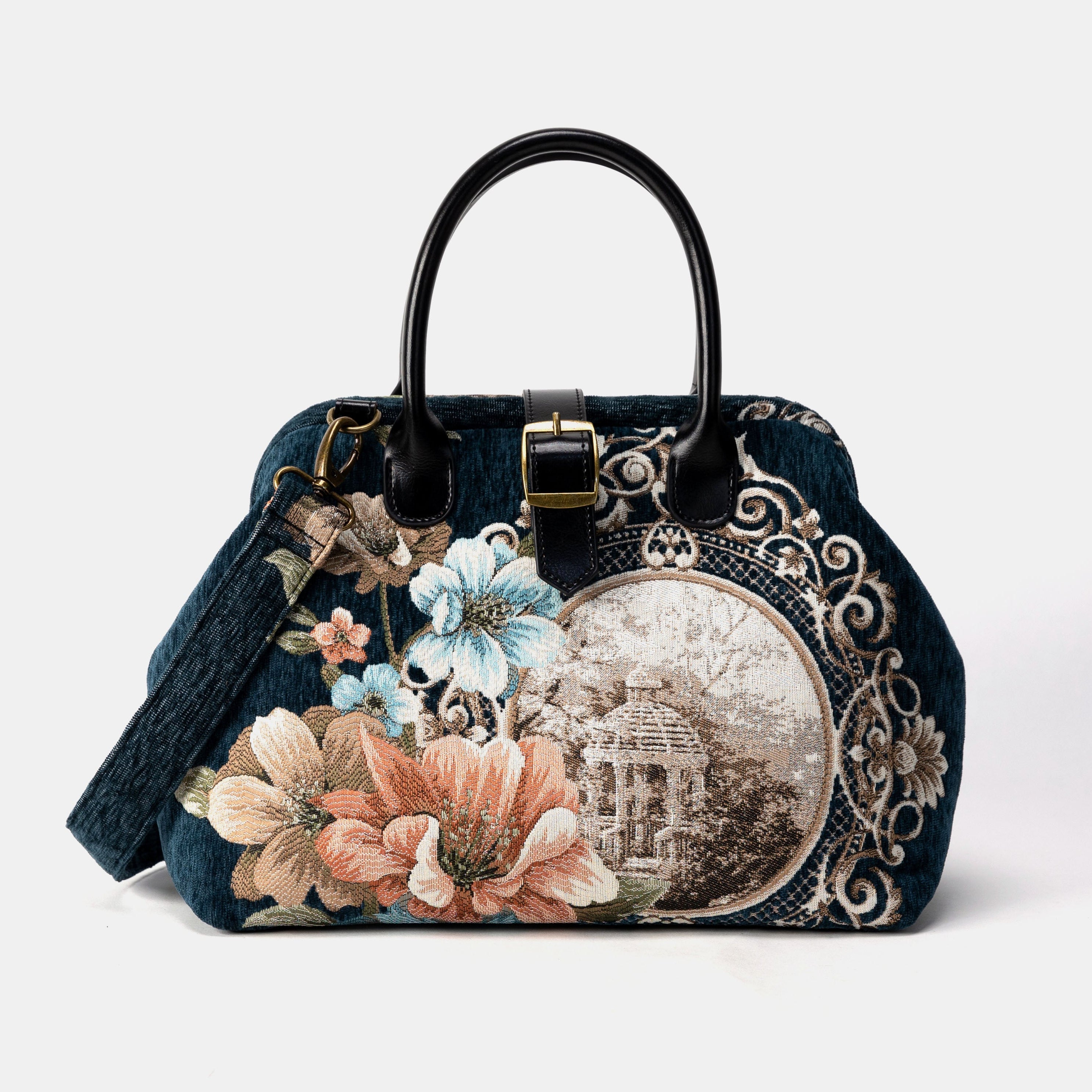 Chateau Cyprus Green Handbag Purse Carpetbag of America main