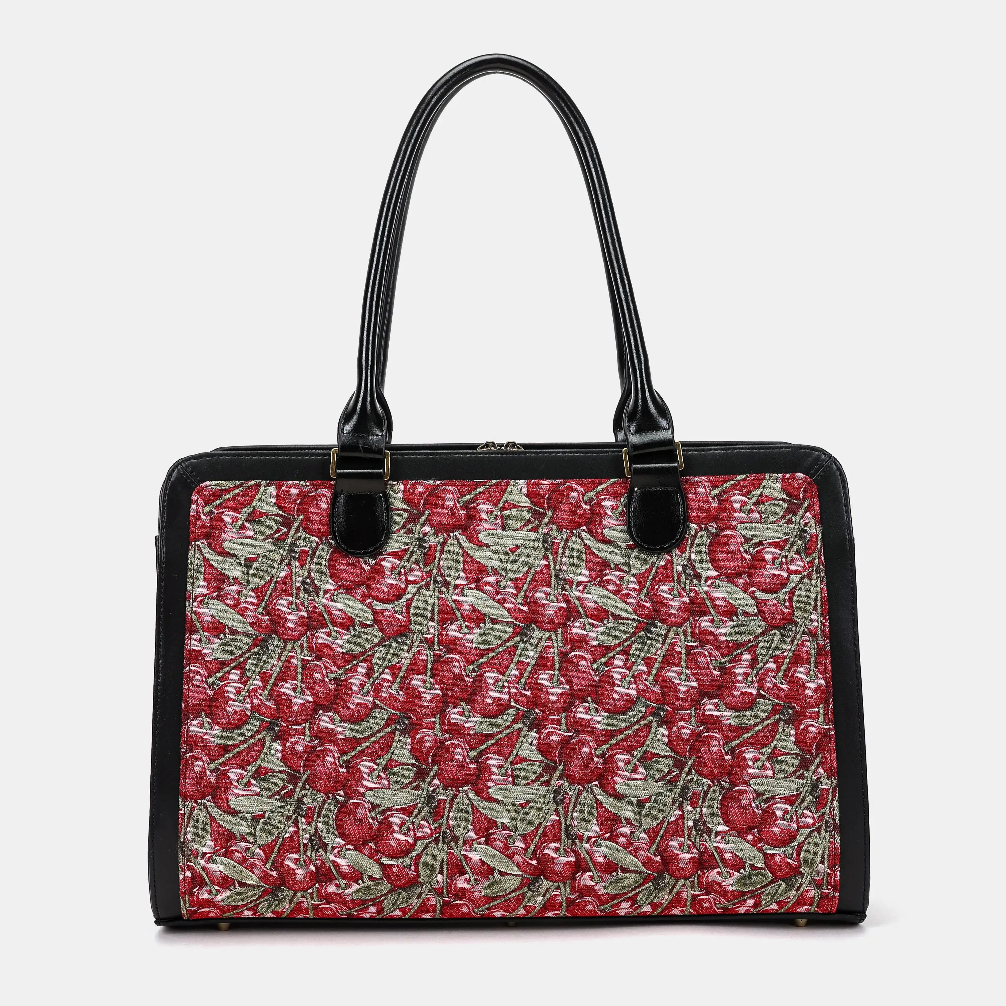 Cherry Cascade Business Tote Carpetbag of America front