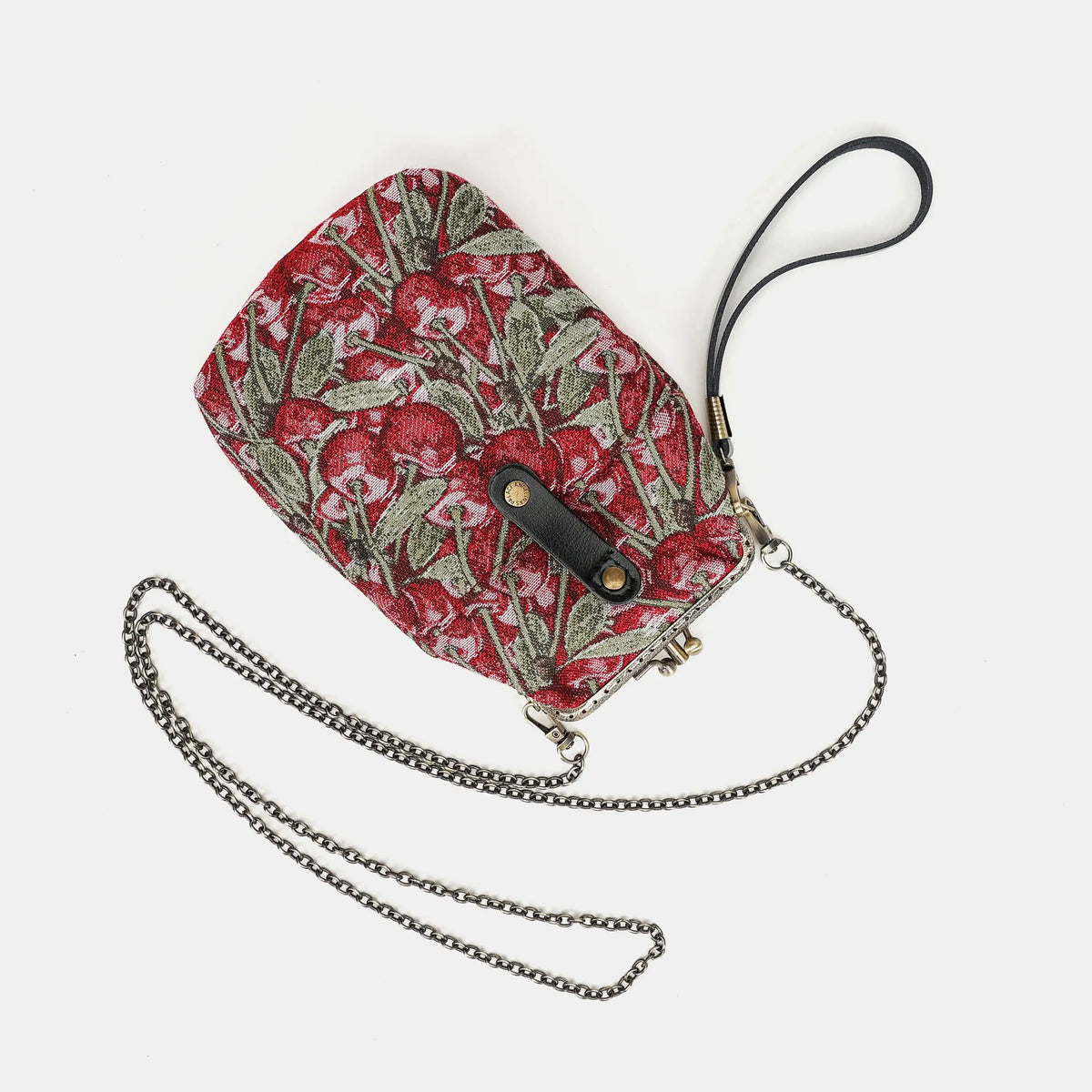 Cherry Cascade Carpet Phone Case of America with chain