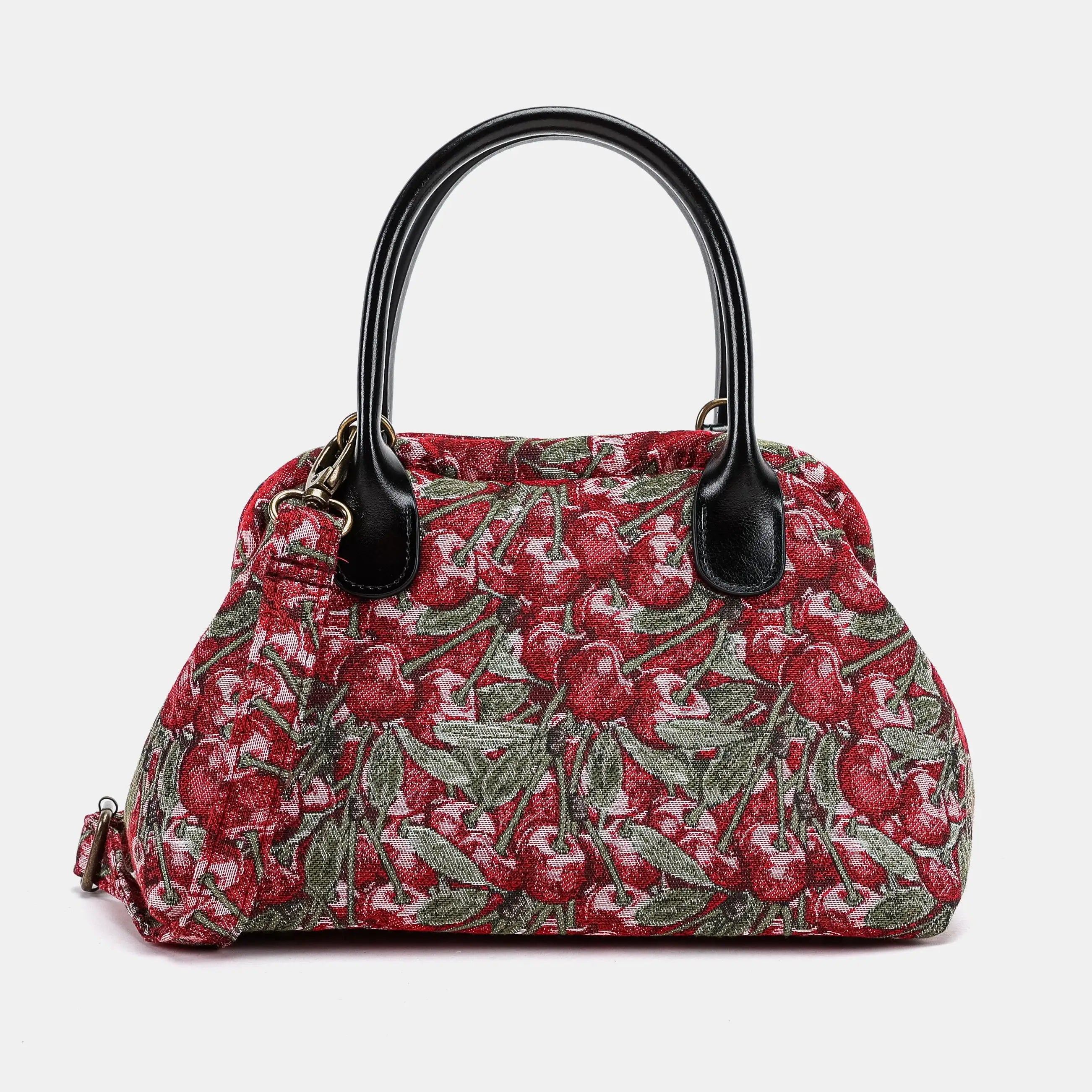 Cherry Cascade Carpet Satchel Carpetbag of America main