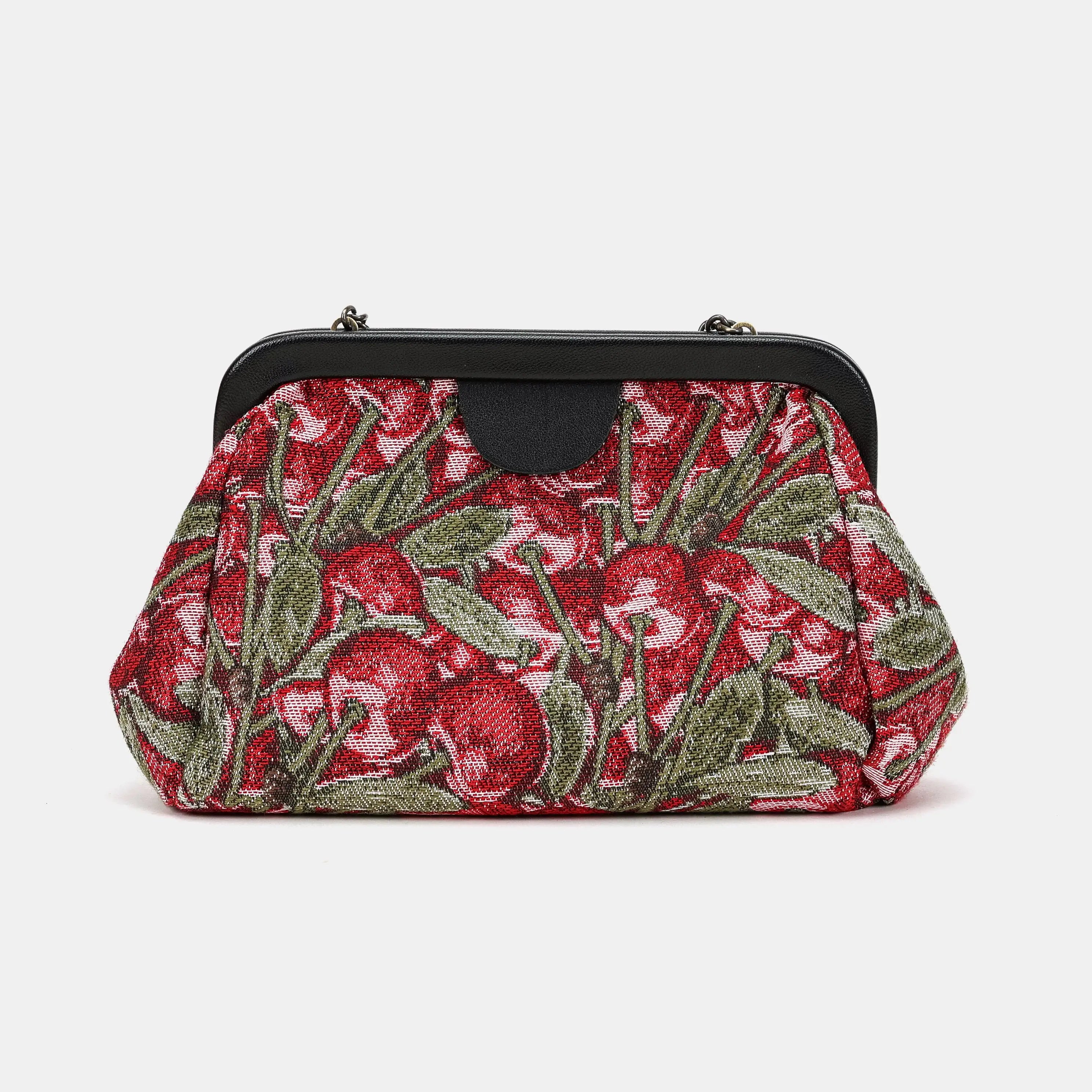 Cherry Cascade Evening Bag Clutch Carpetbag of America back