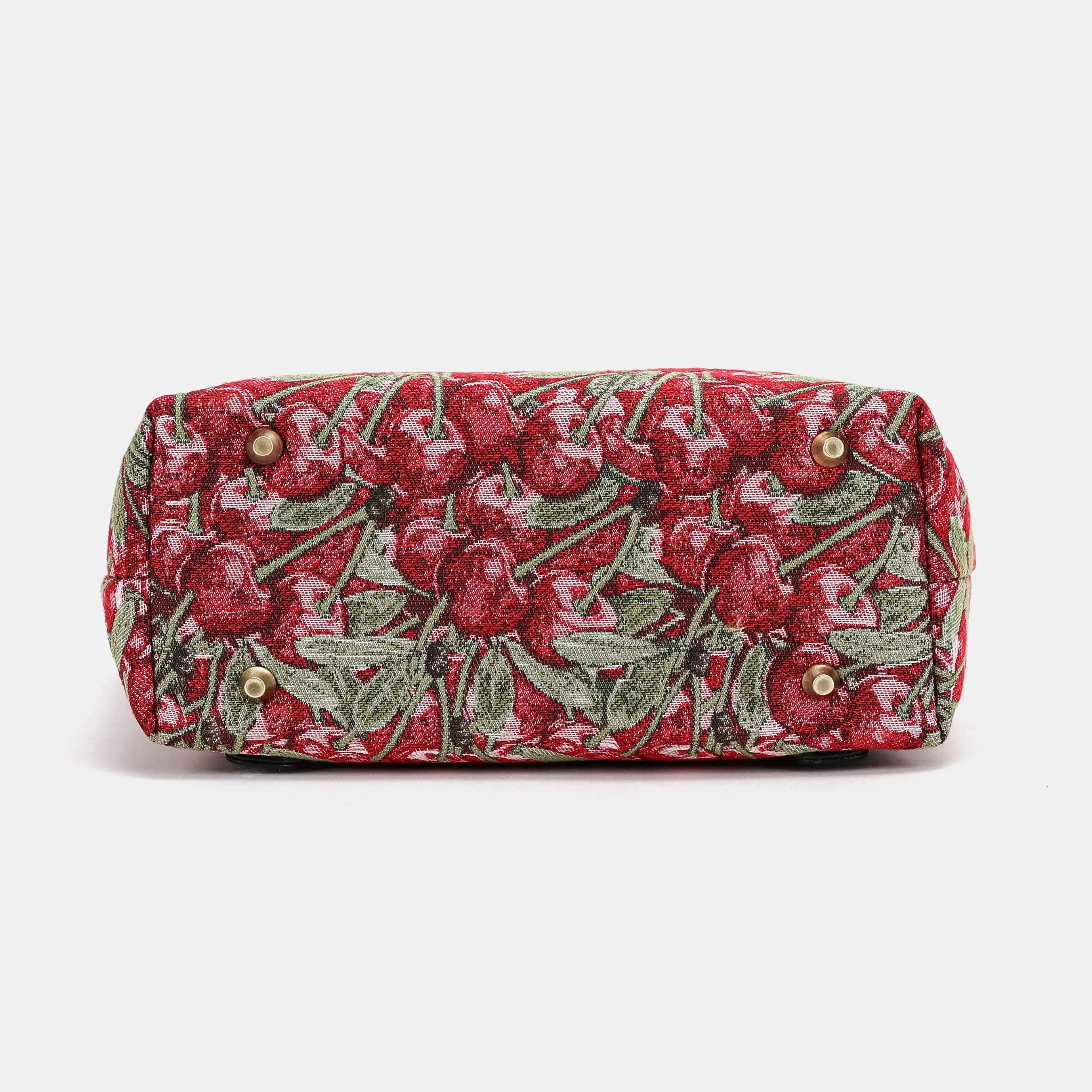 Cherry Cascade Carpet Everyday Backpack Carpetbag of America bottom