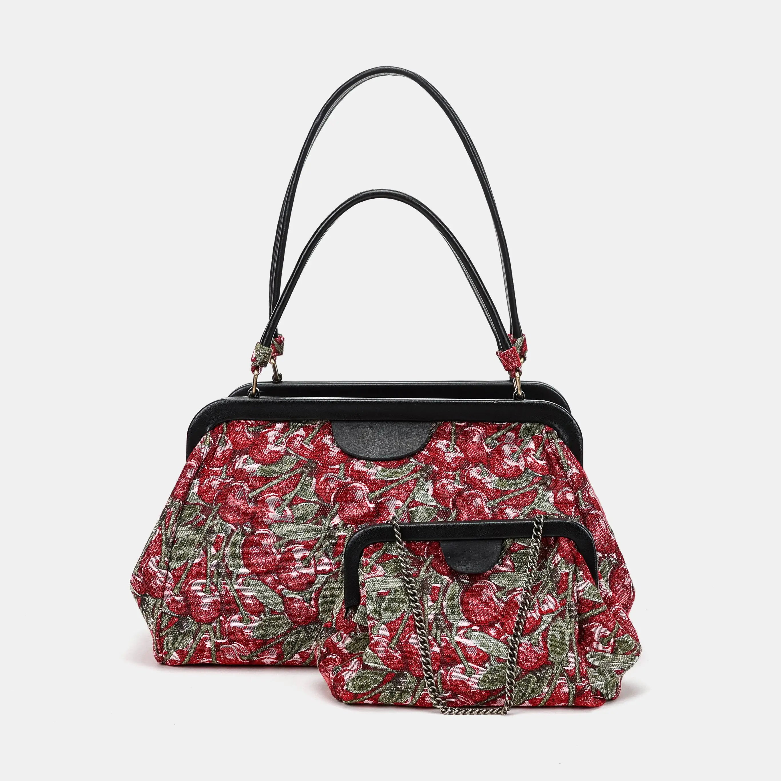 Cherry Cascade Shoulder Bag Carpetbag of America series